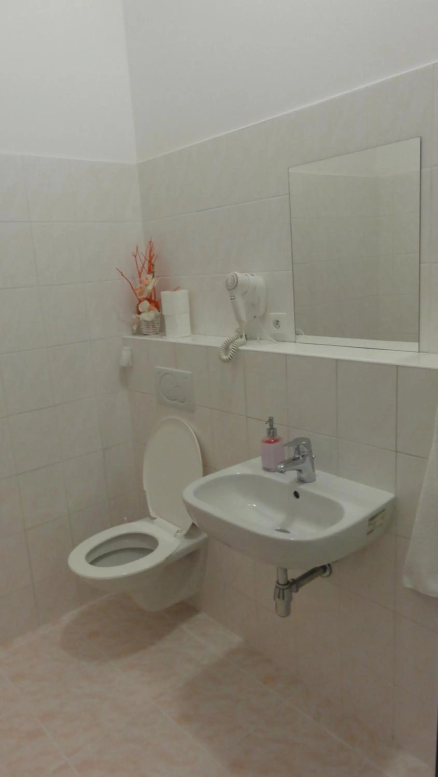 Bathroom in Penzion U Hradeb