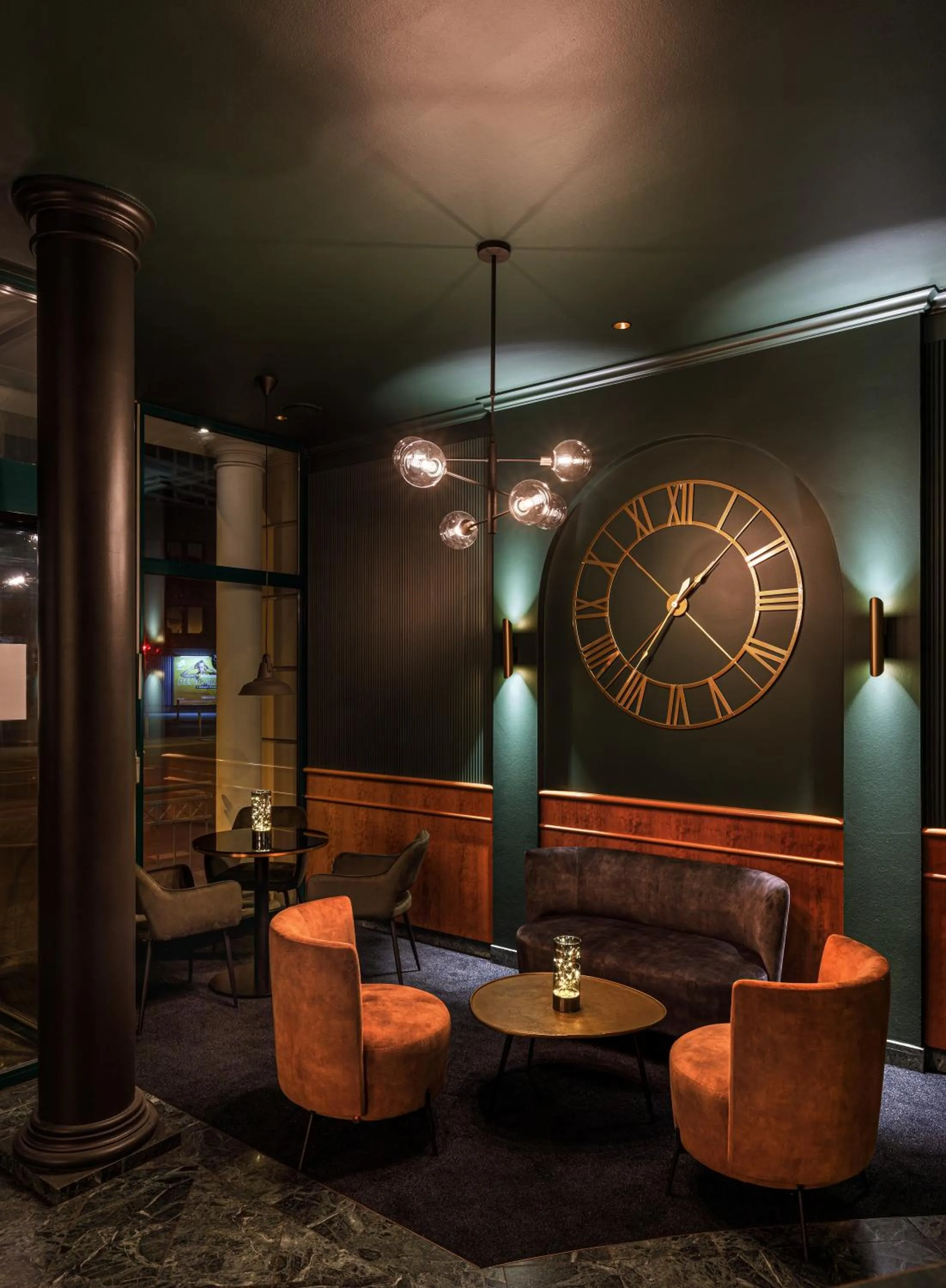 Seating area in Hotel Nova