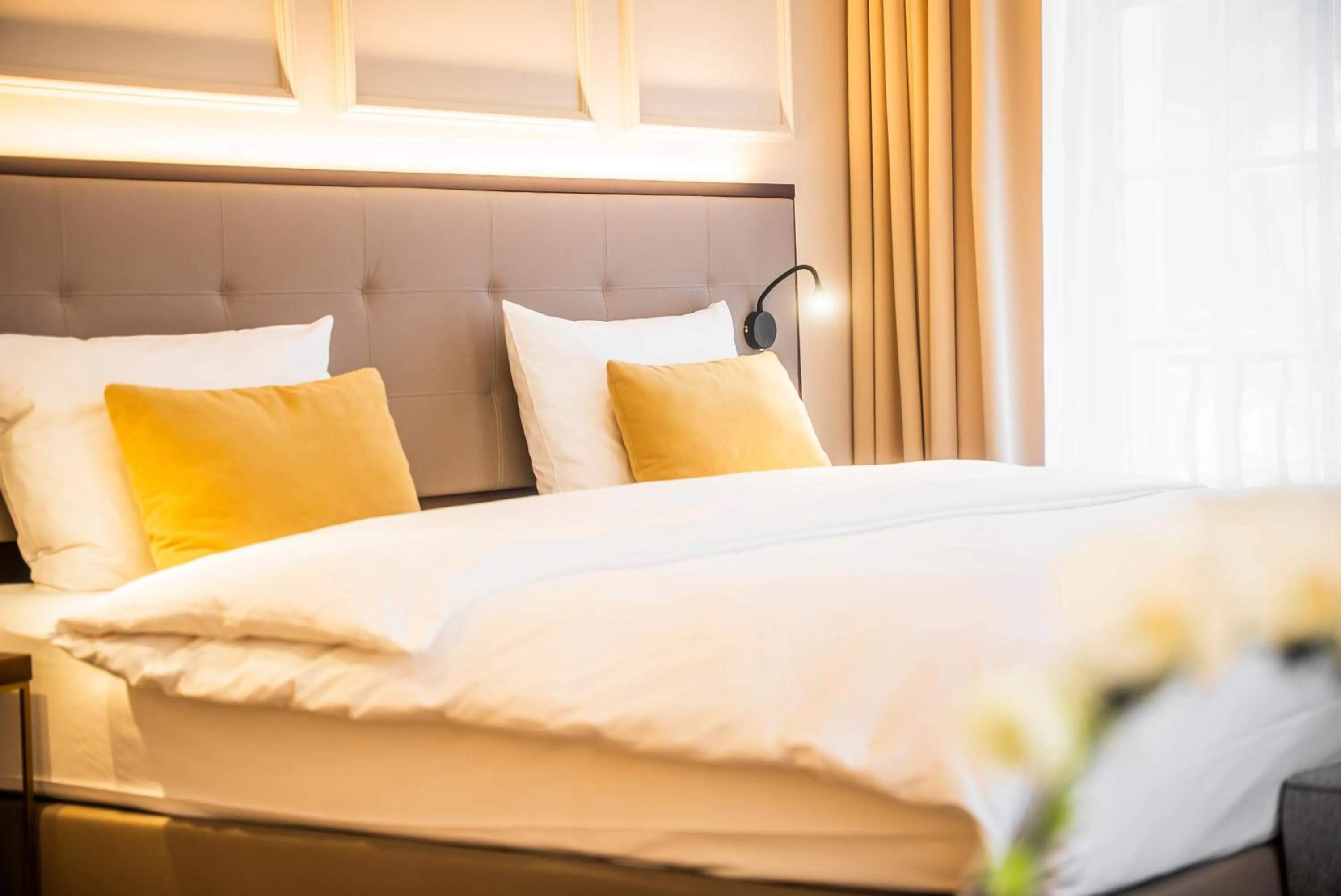 Photo of the whole room, Bed in Parkhotel Kurhaus