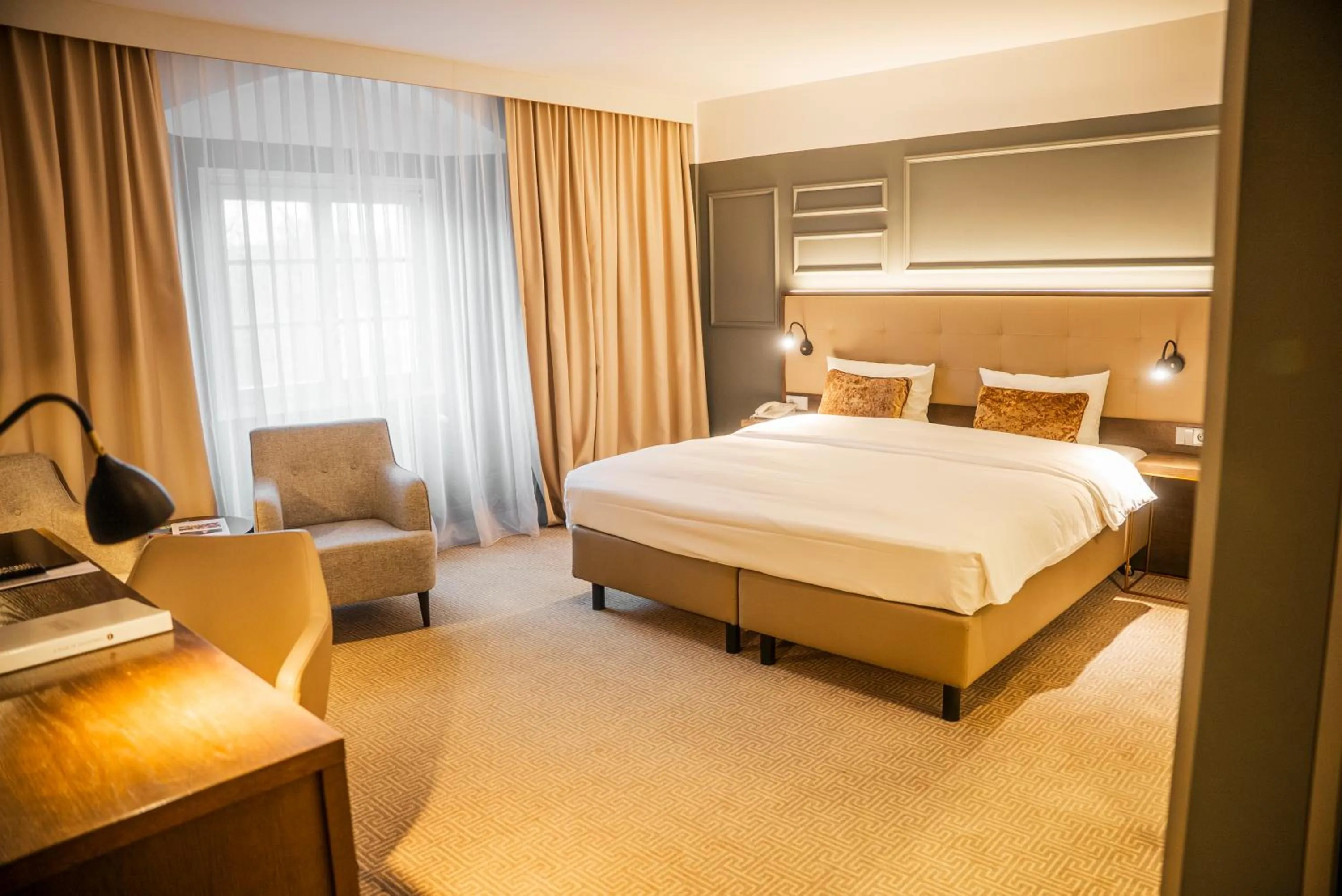 Bed in Parkhotel Kurhaus