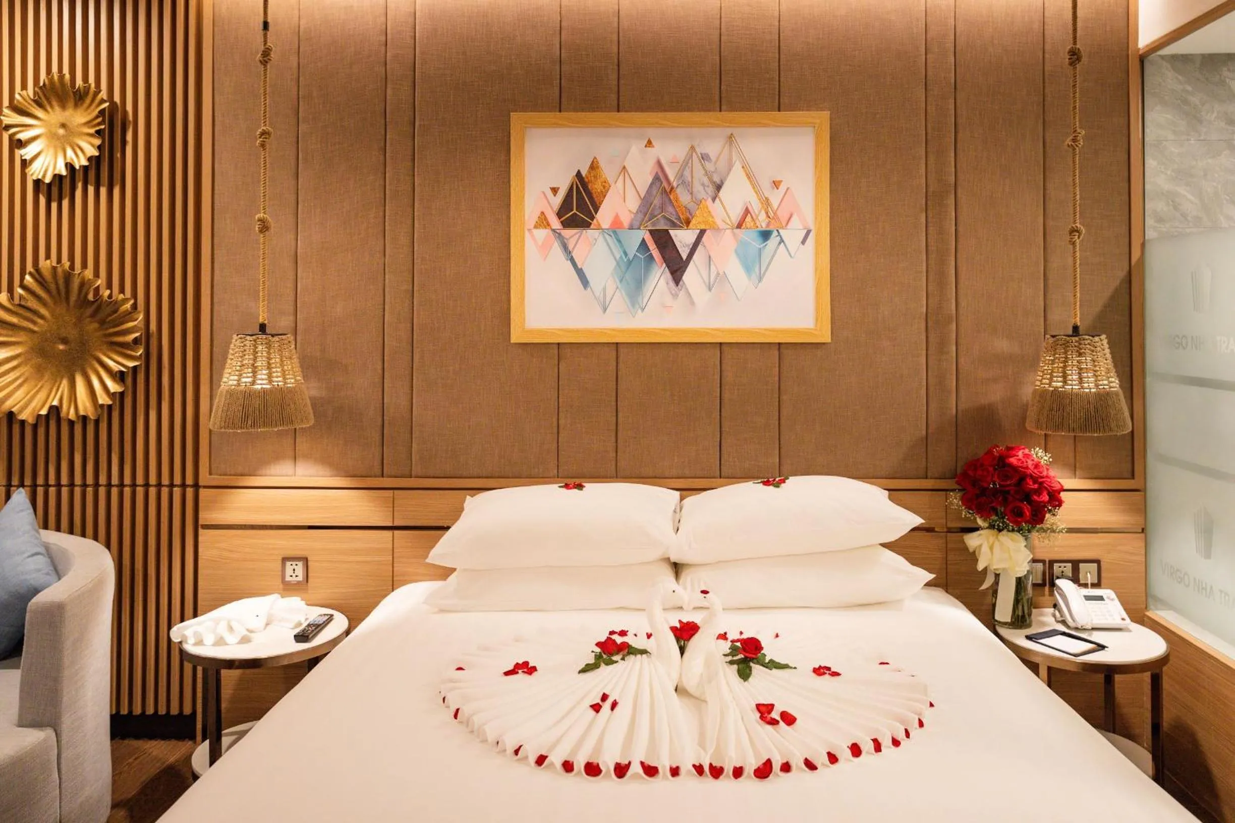 Bedroom, Bed in Virgo Hotel Nha Trang