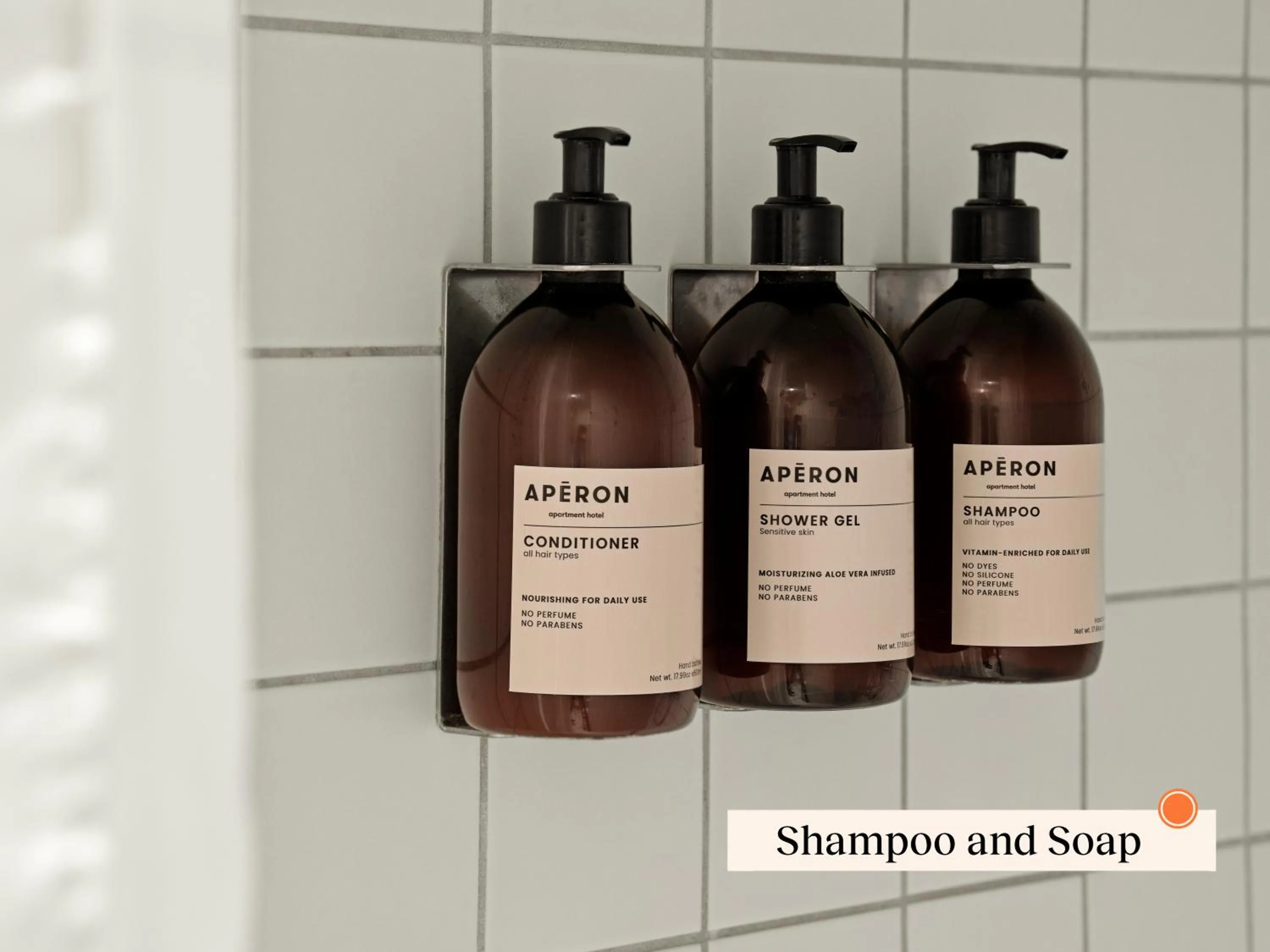 Bathroom in Apēron Apartment Hotel