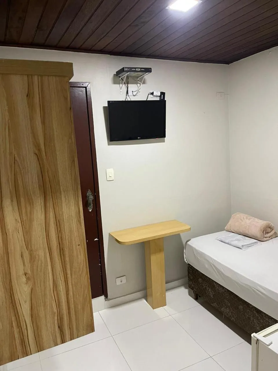 Bed in Hotel Carrão