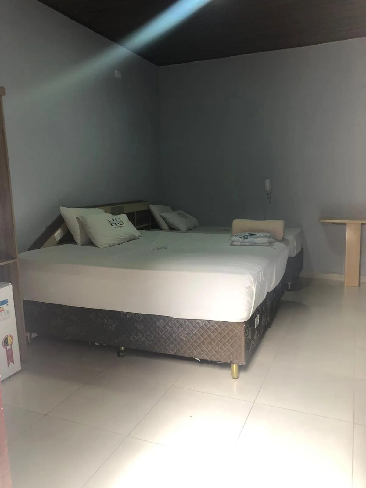 Bed in Hotel Carrão