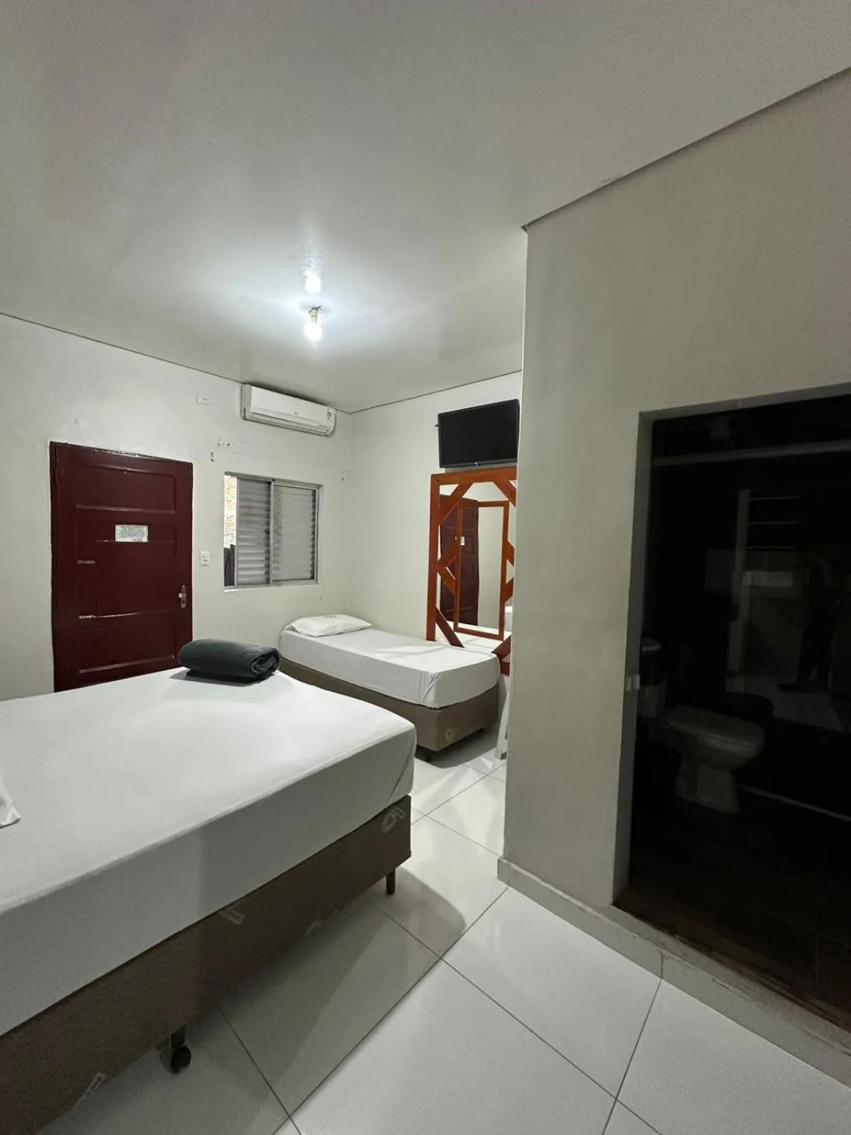 Bed in Hotel Carrão