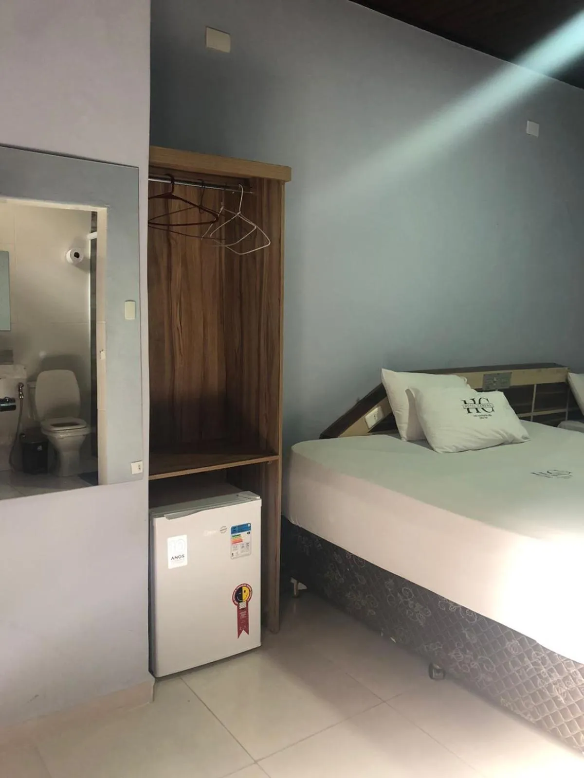 Bed in Hotel Carrão