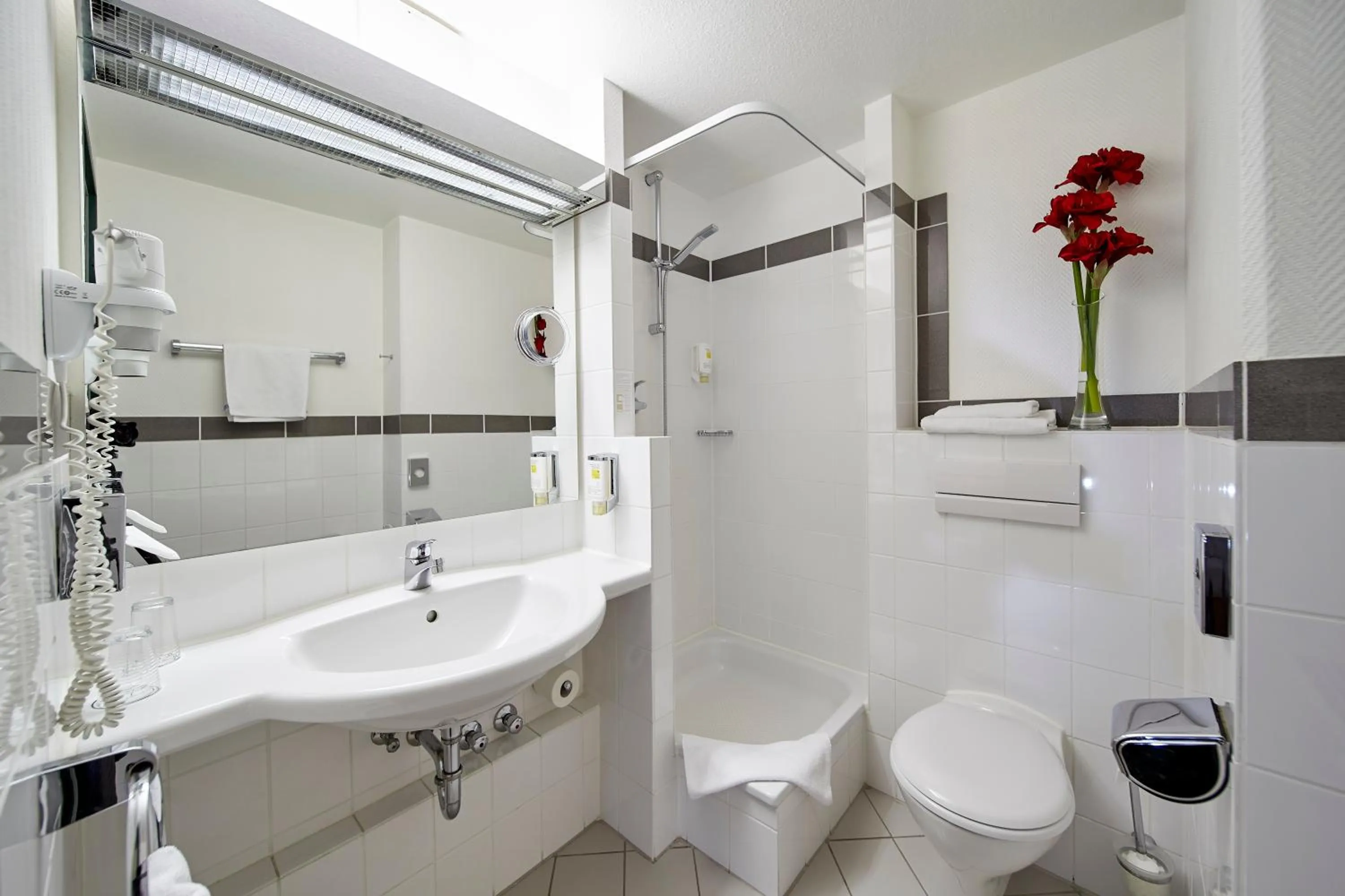 Shower in Balance Hotel Leipzig Alte Messe