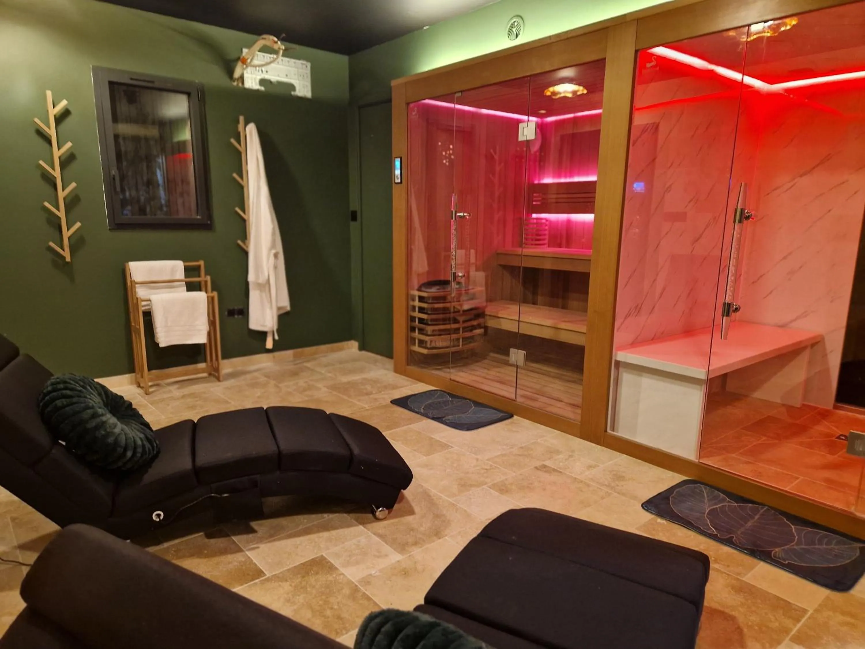 Spa and wellness centre/facilities, Bed in Le jardin des 4 saisons