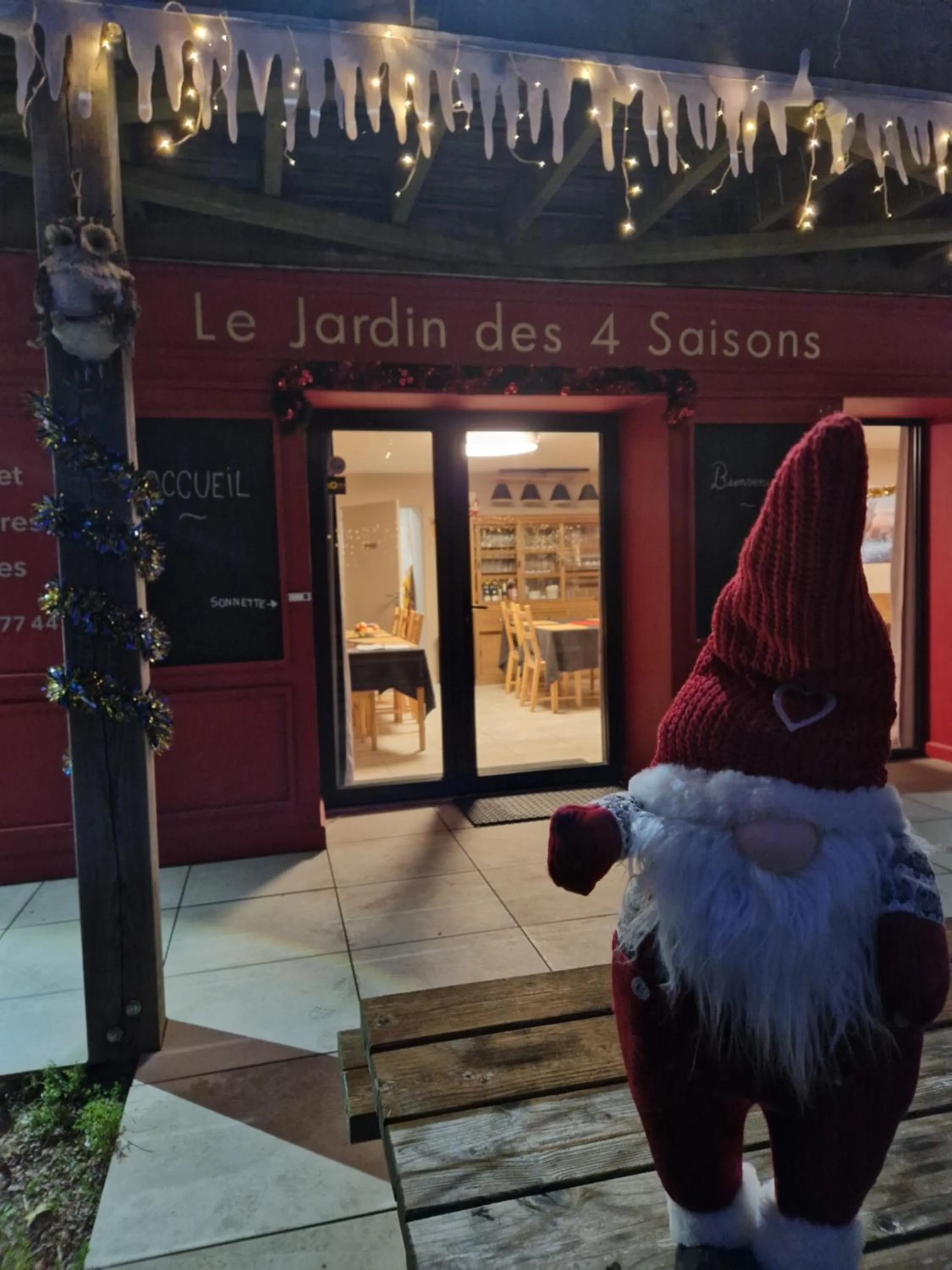 Skiing in Le jardin des 4 saisons