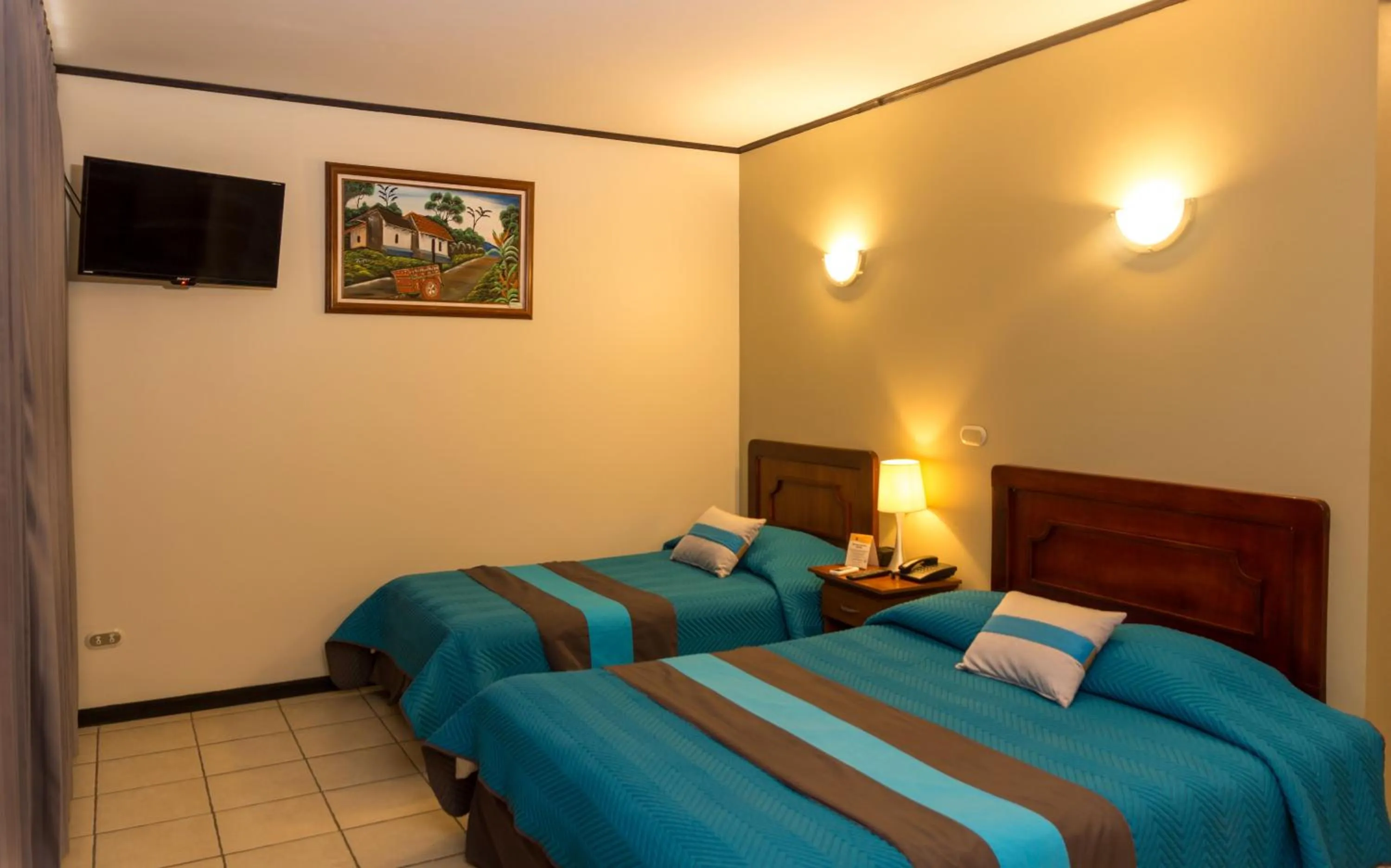 Bedroom, Bed in Hotel y Restaurante El Guarco