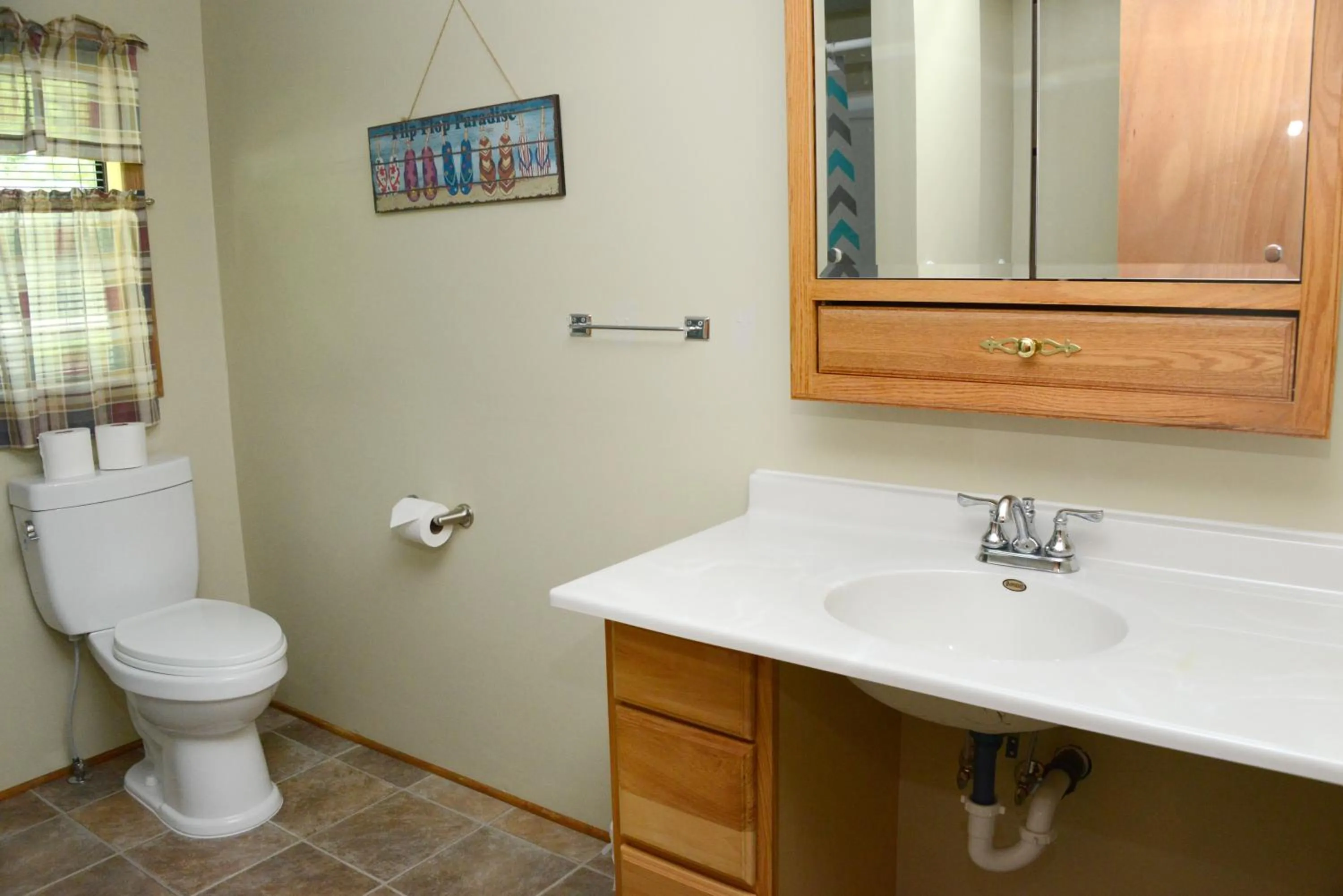 Shower in Riverside Resort