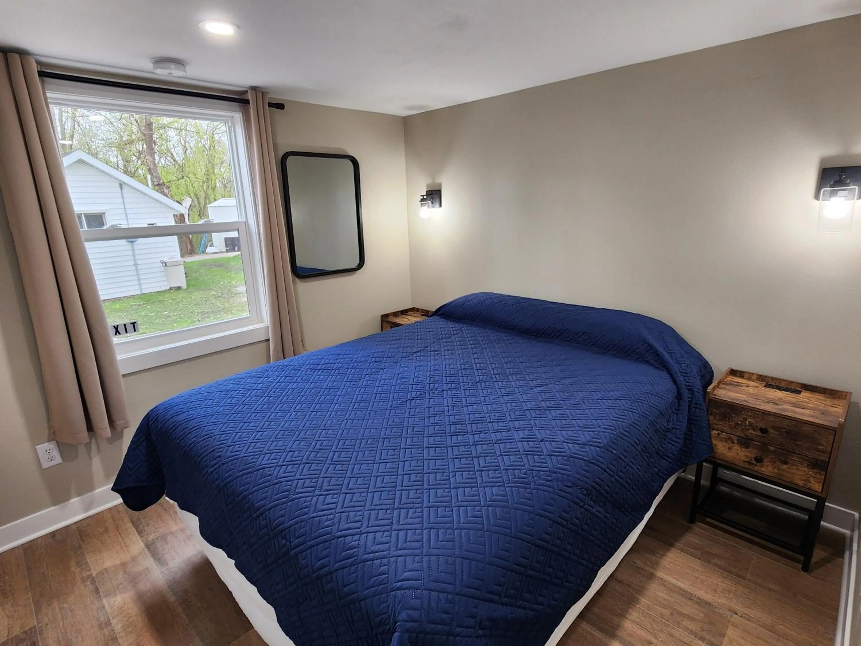 Bed in Riverside Resort