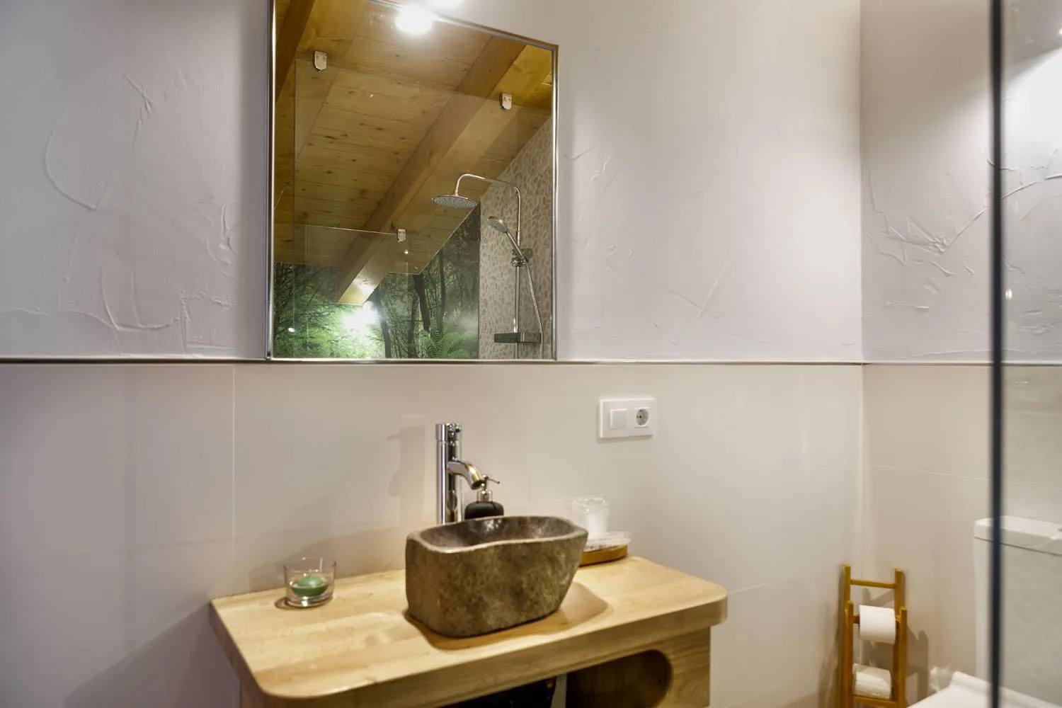 Bathroom in Posada rural Fuente Juliana