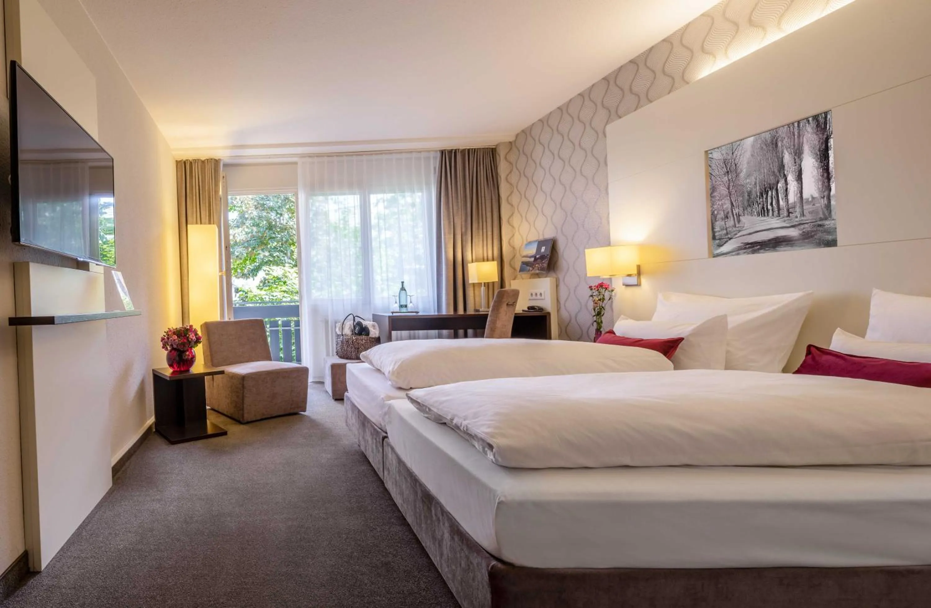 Photo of the whole room, Bed in Ganter Hotel & Restaurant Mohren