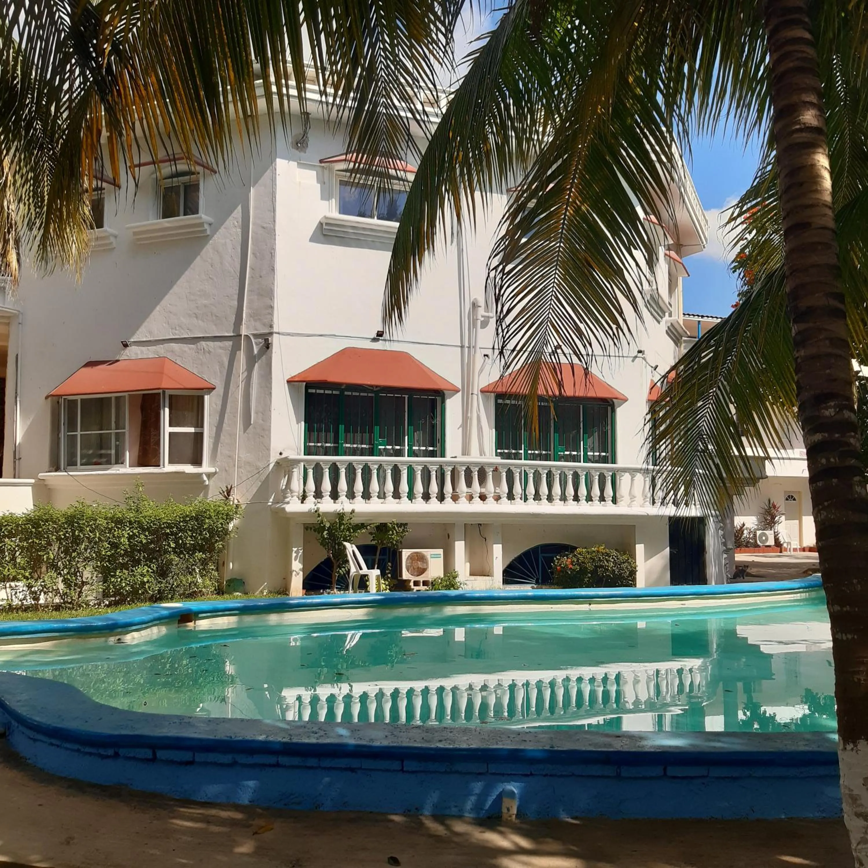 Patio in Mansion Giahn Bed & Breakfast