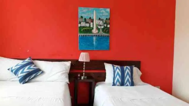 Bed in Mansion Giahn Bed & Breakfast