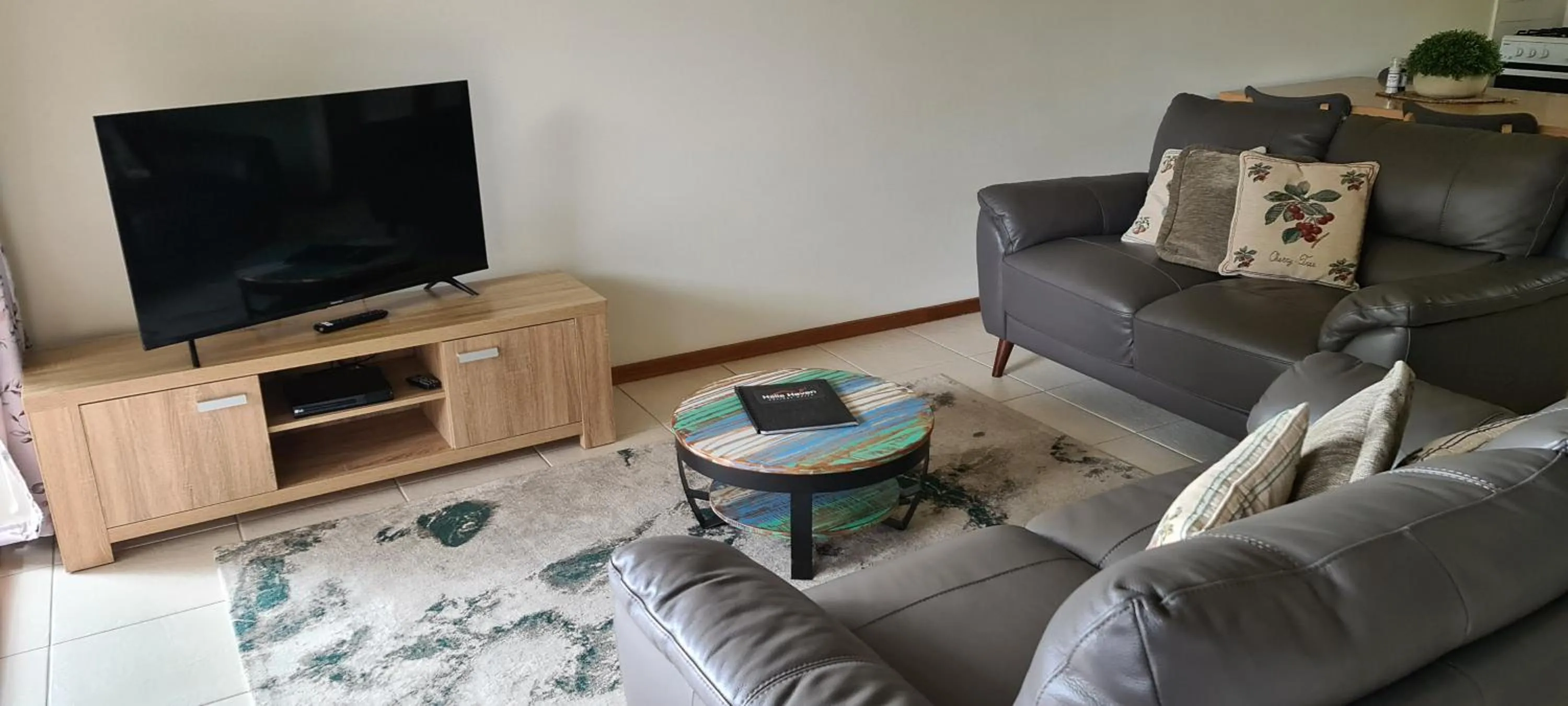 Living room in Halls Haven Holiday Units