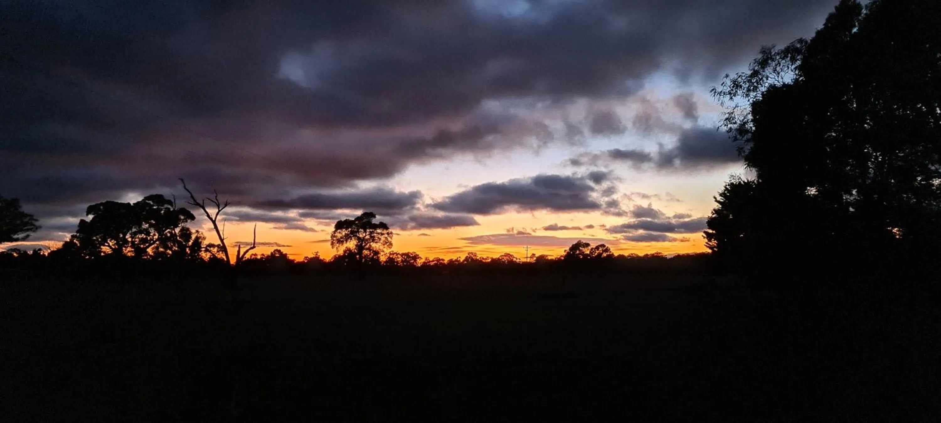 Sunrise in Halls Haven Holiday Units