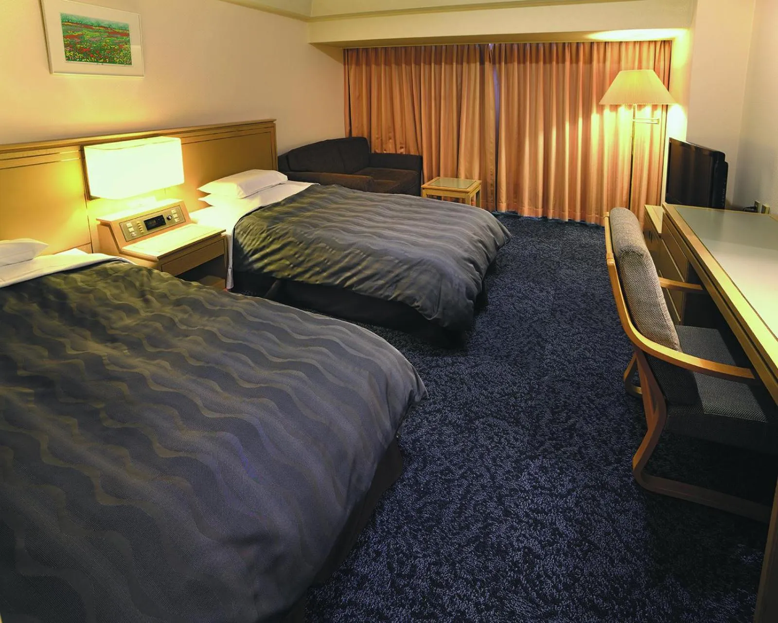 Bed in Bandai Silver Hotel