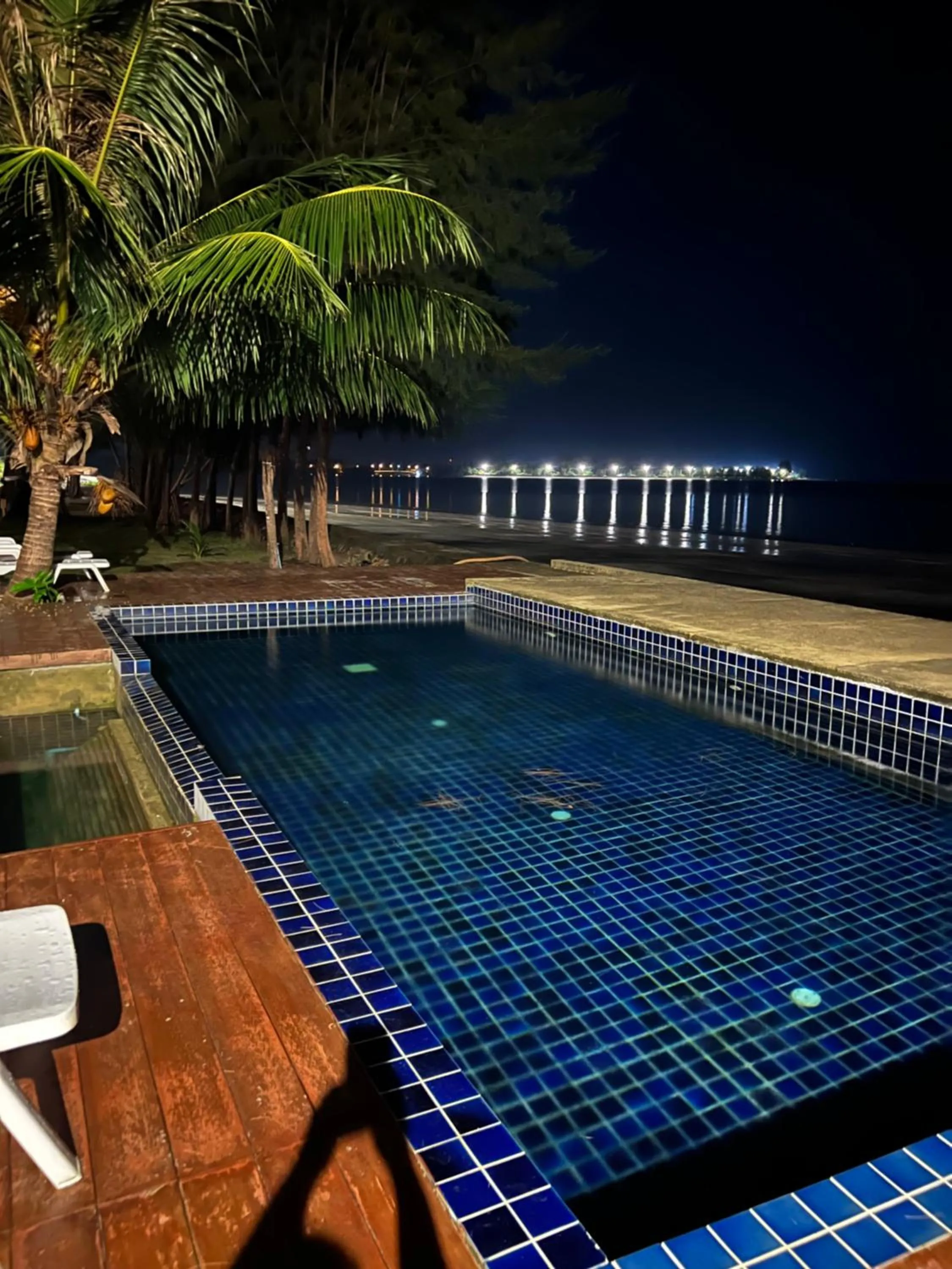 Pool view in The Chevalley Beach Resort