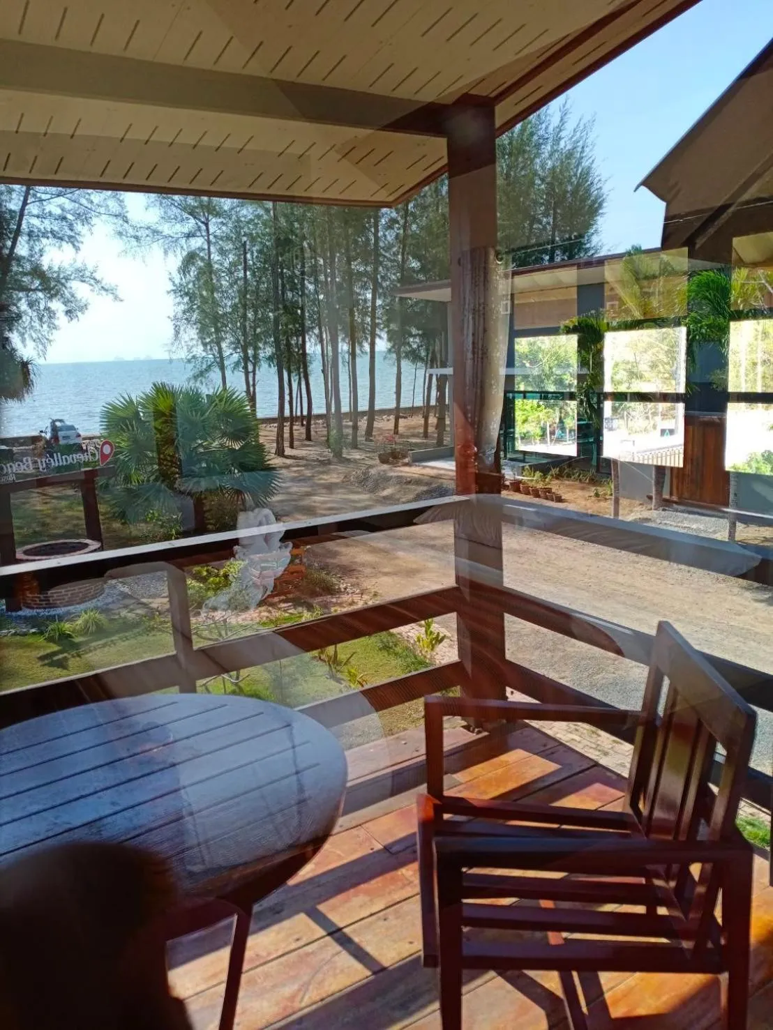 Patio in The Chevalley Beach Resort