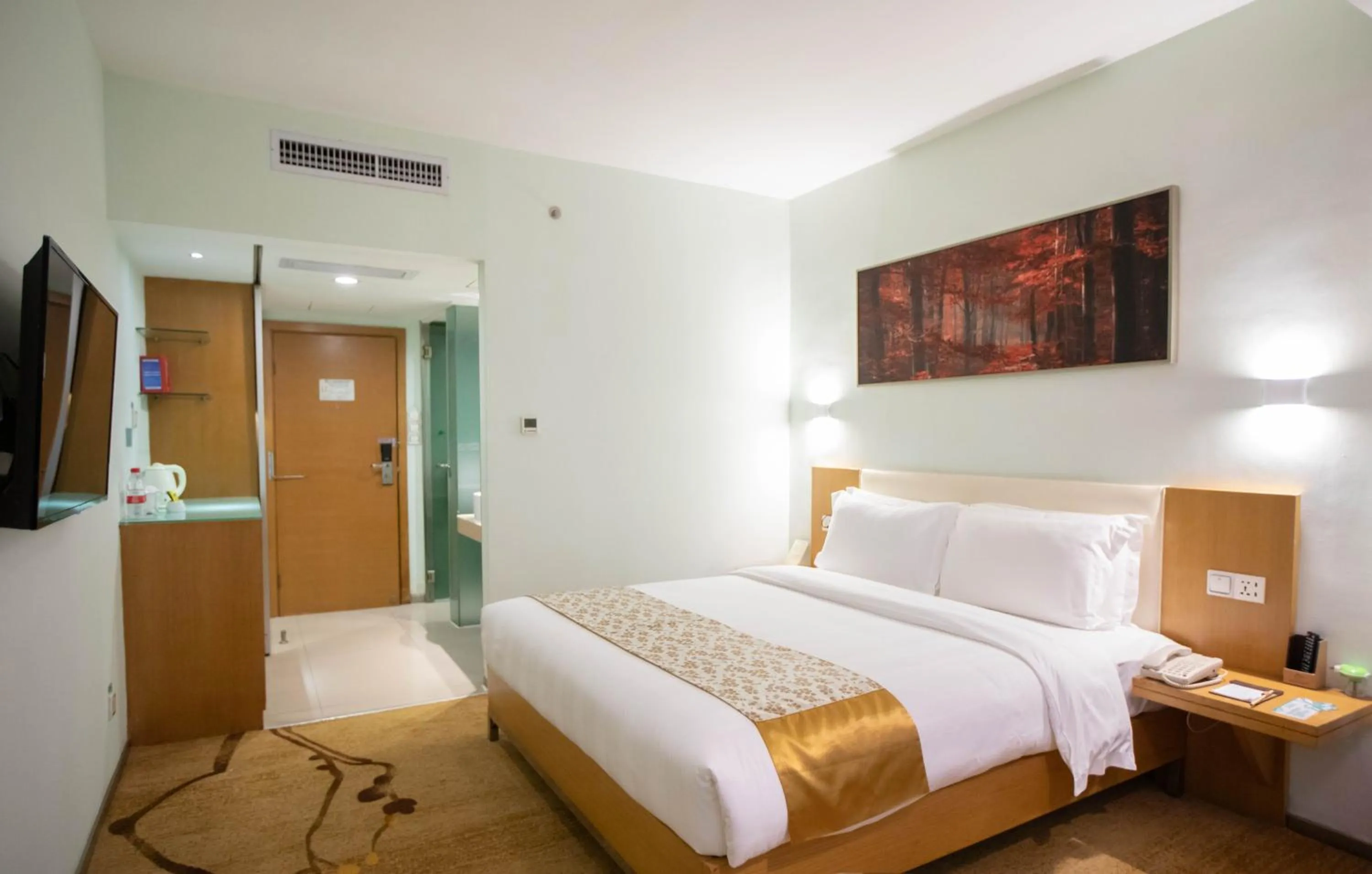 Bed in Shanshui Trends Hotel - Huaqiangbei