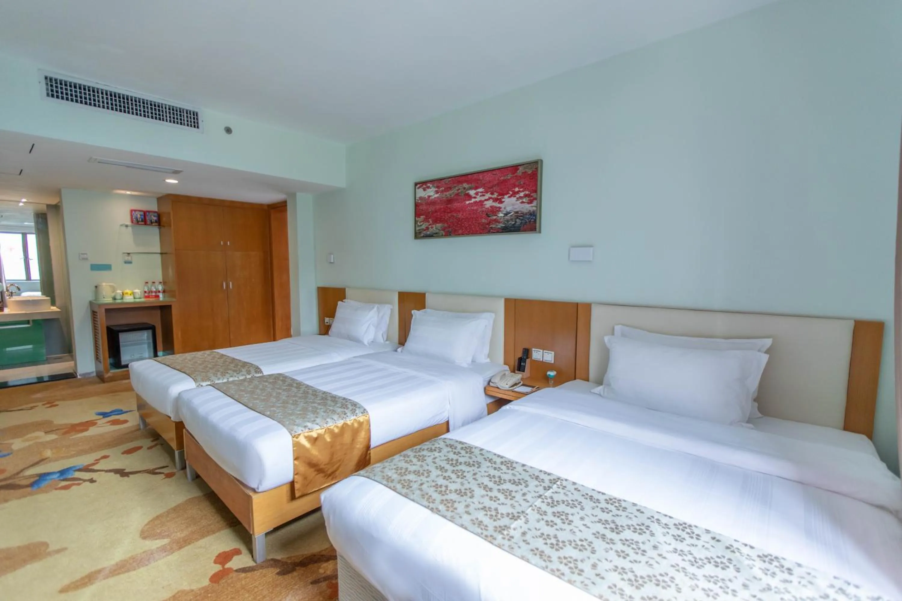 Bed in Shanshui Trends Hotel - Huaqiangbei