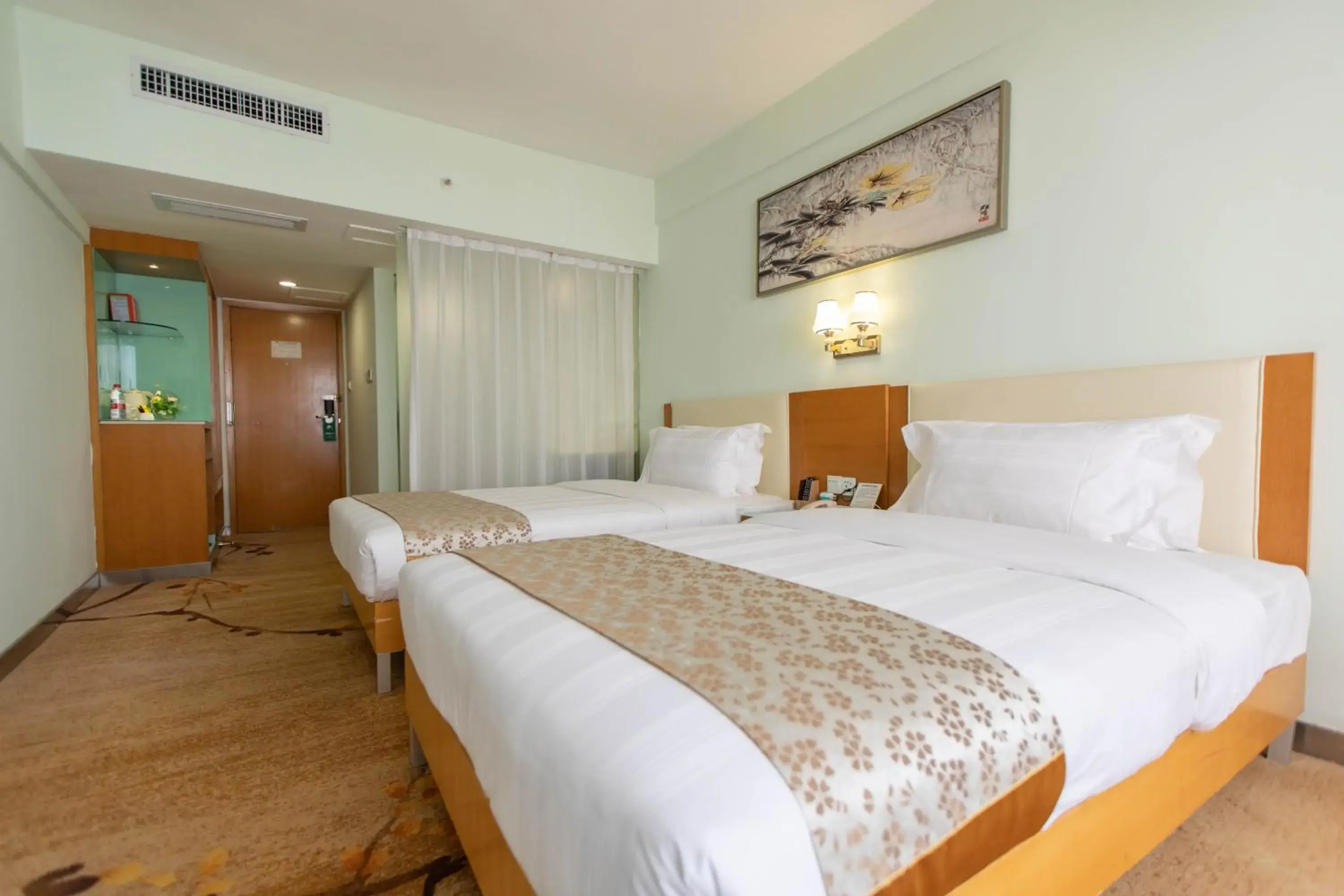 Deluxe Double Room with Two Double Beds in Shanshui Trends Hotel - Huaqiangbei Deluxe Double Room with Two Double Beds in Shanshui Trends Hotel - Huaqiangbei