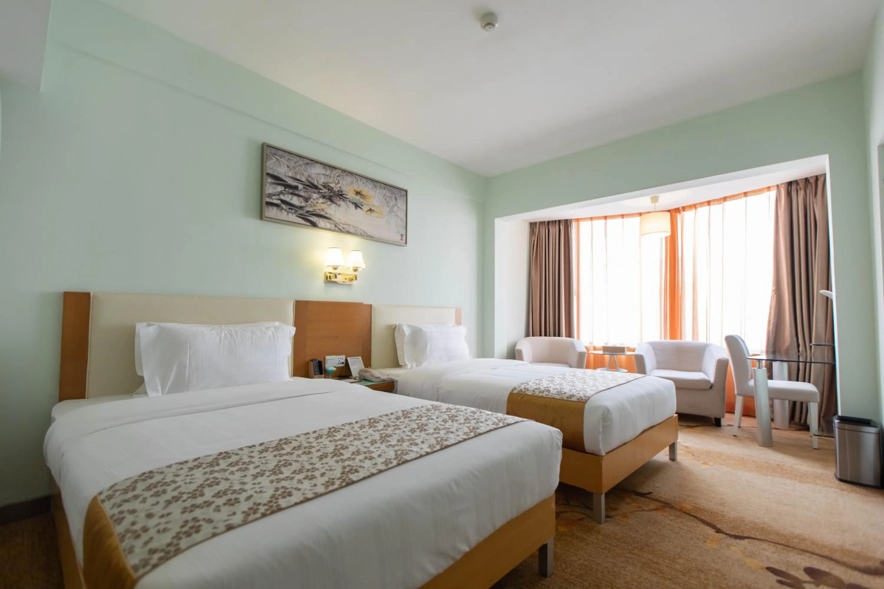 Bed in Shanshui Trends Hotel - Huaqiangbei