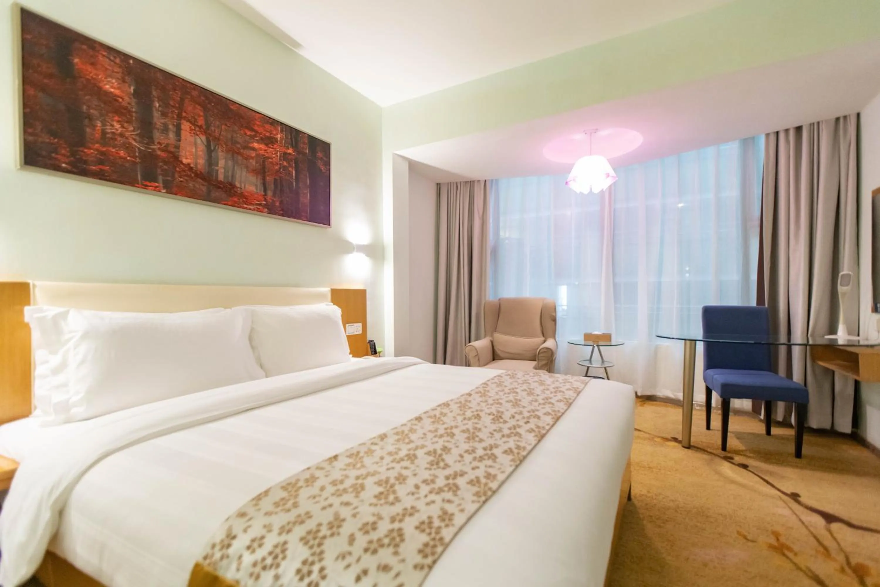 Bed in Shanshui Trends Hotel - Huaqiangbei