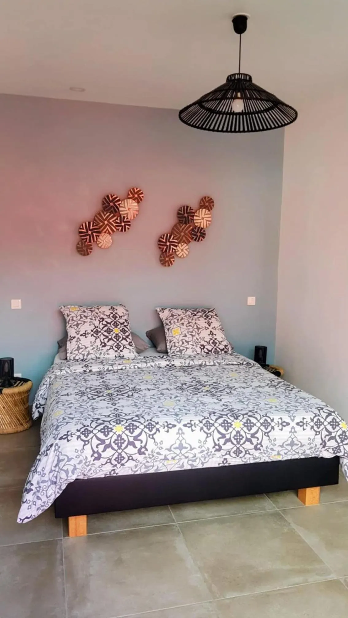 Bed in Chambre d'hôte La Kazanou