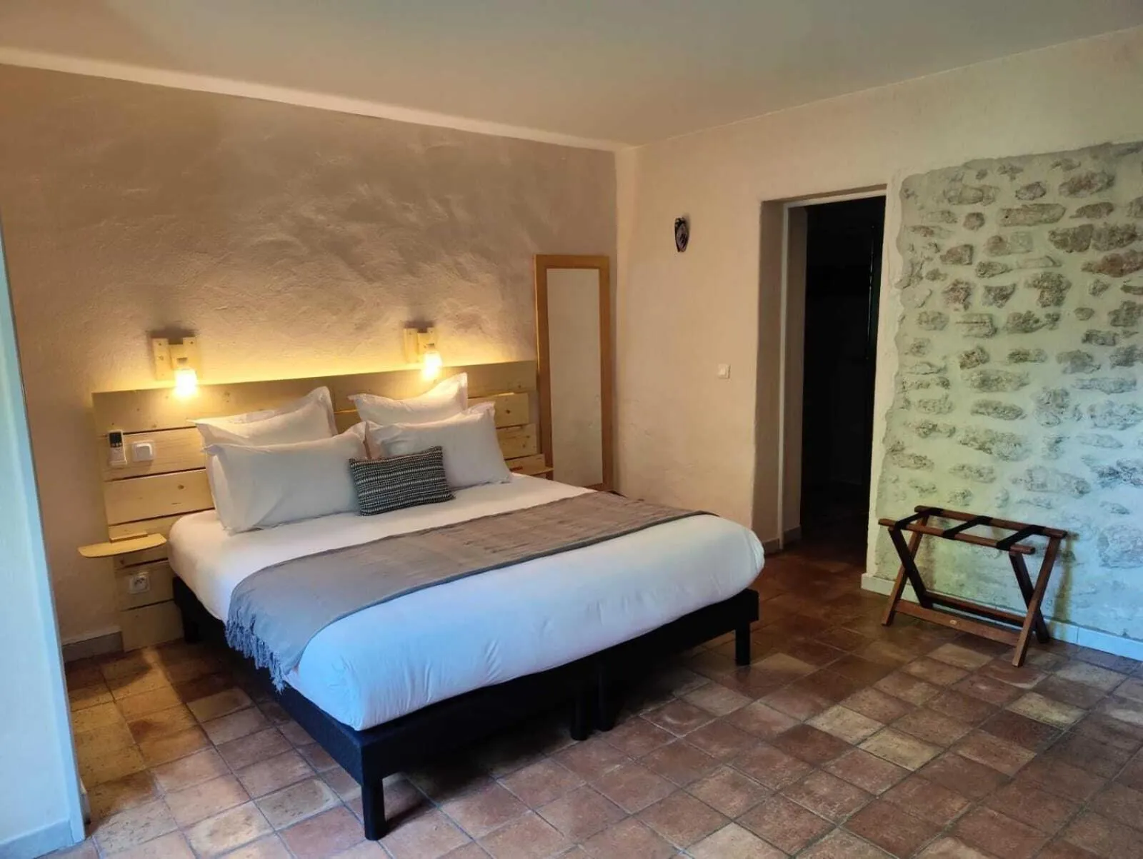 Bedroom, Bed in Le Mas des Laurels