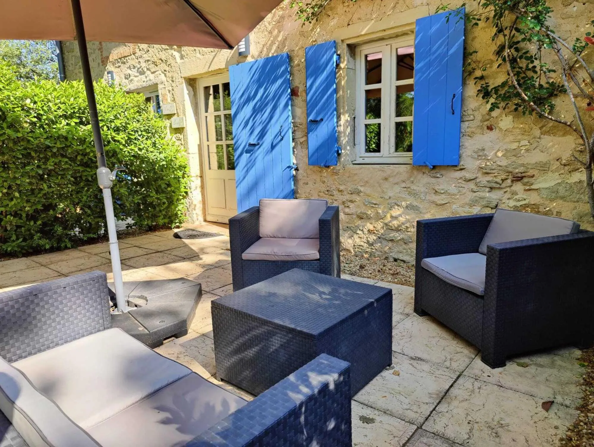 Patio in Le Mas des Laurels