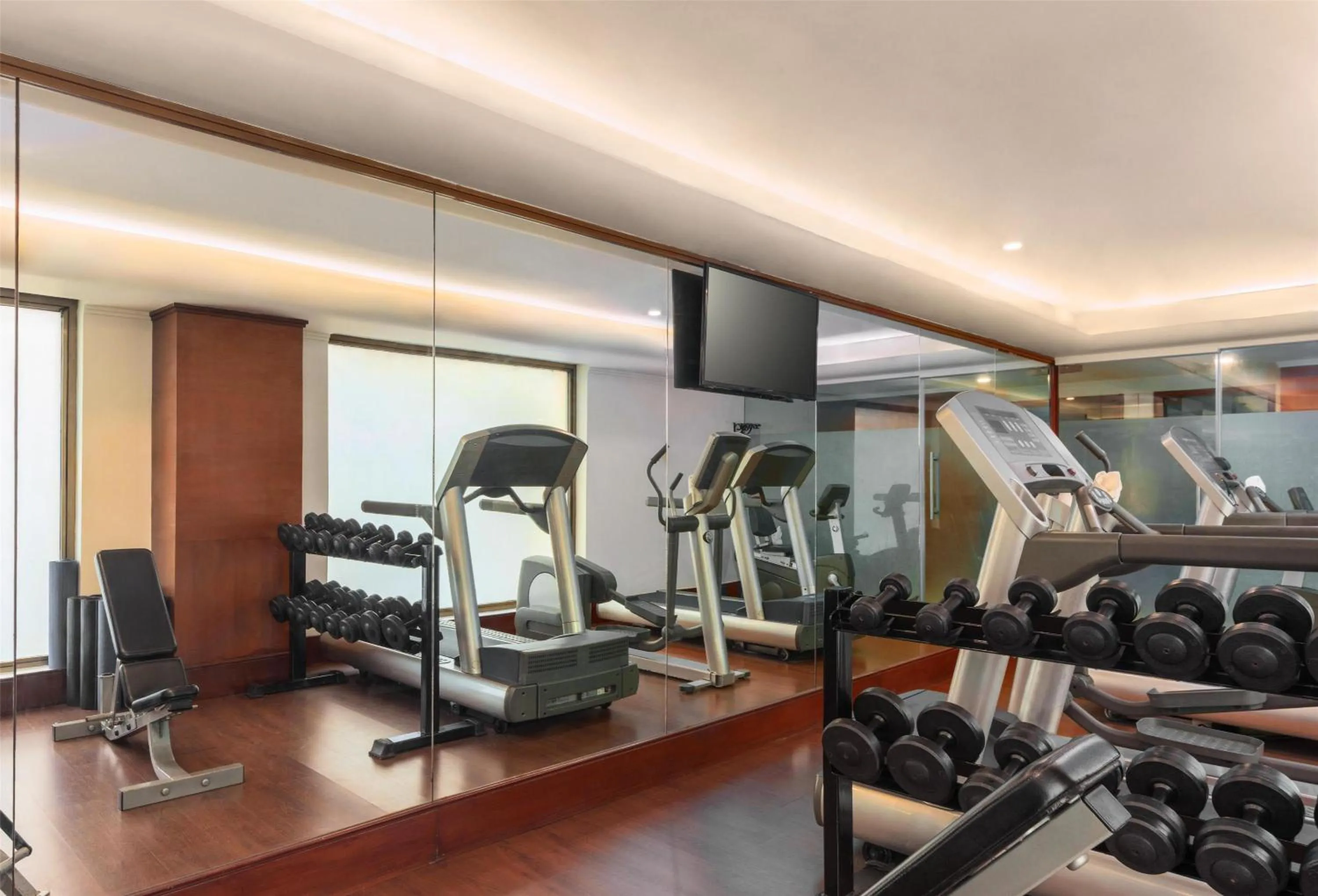 Fitness centre/facilities in Radisson Hotel Varanasi