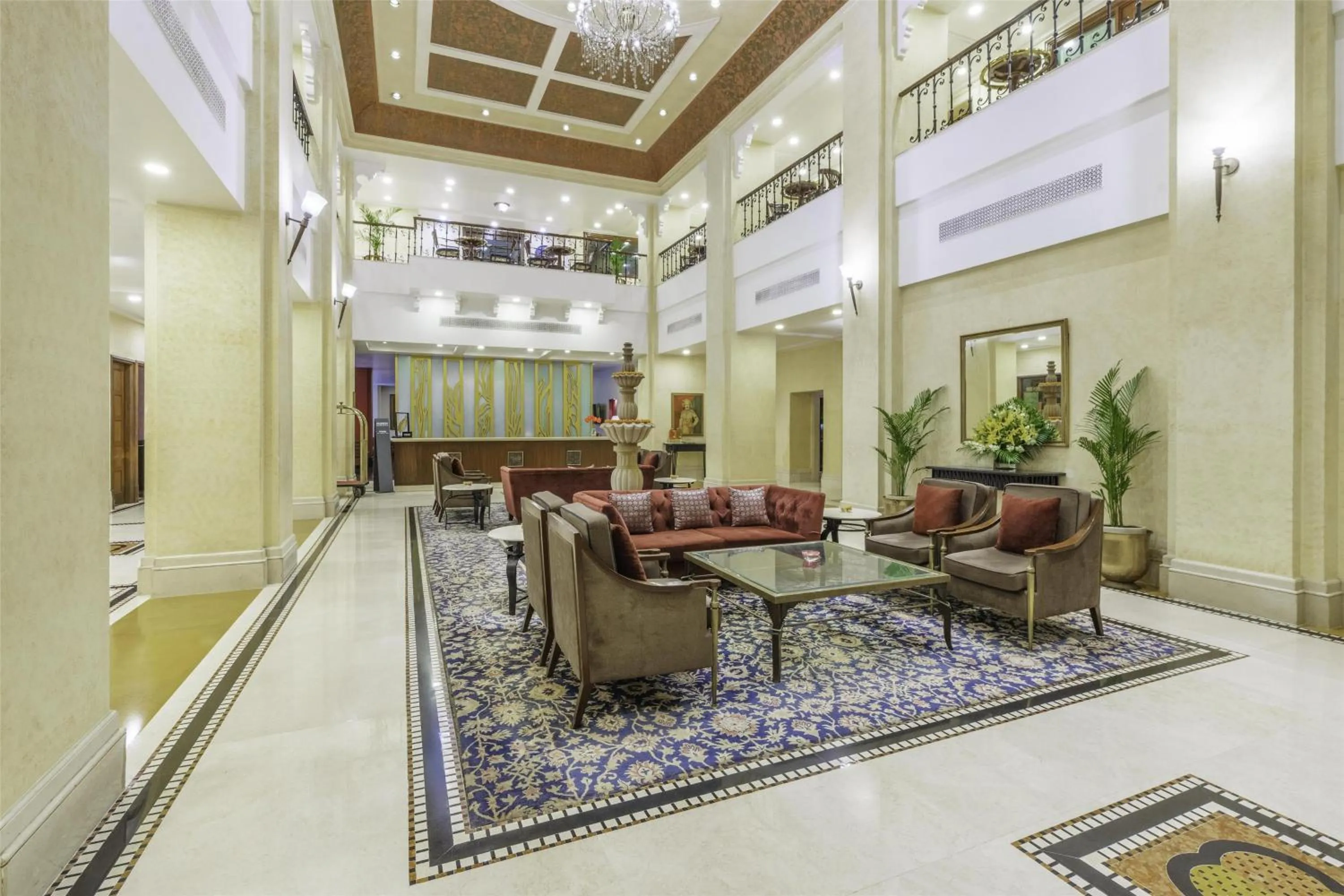 Lobby or reception in Radisson Hotel Varanasi