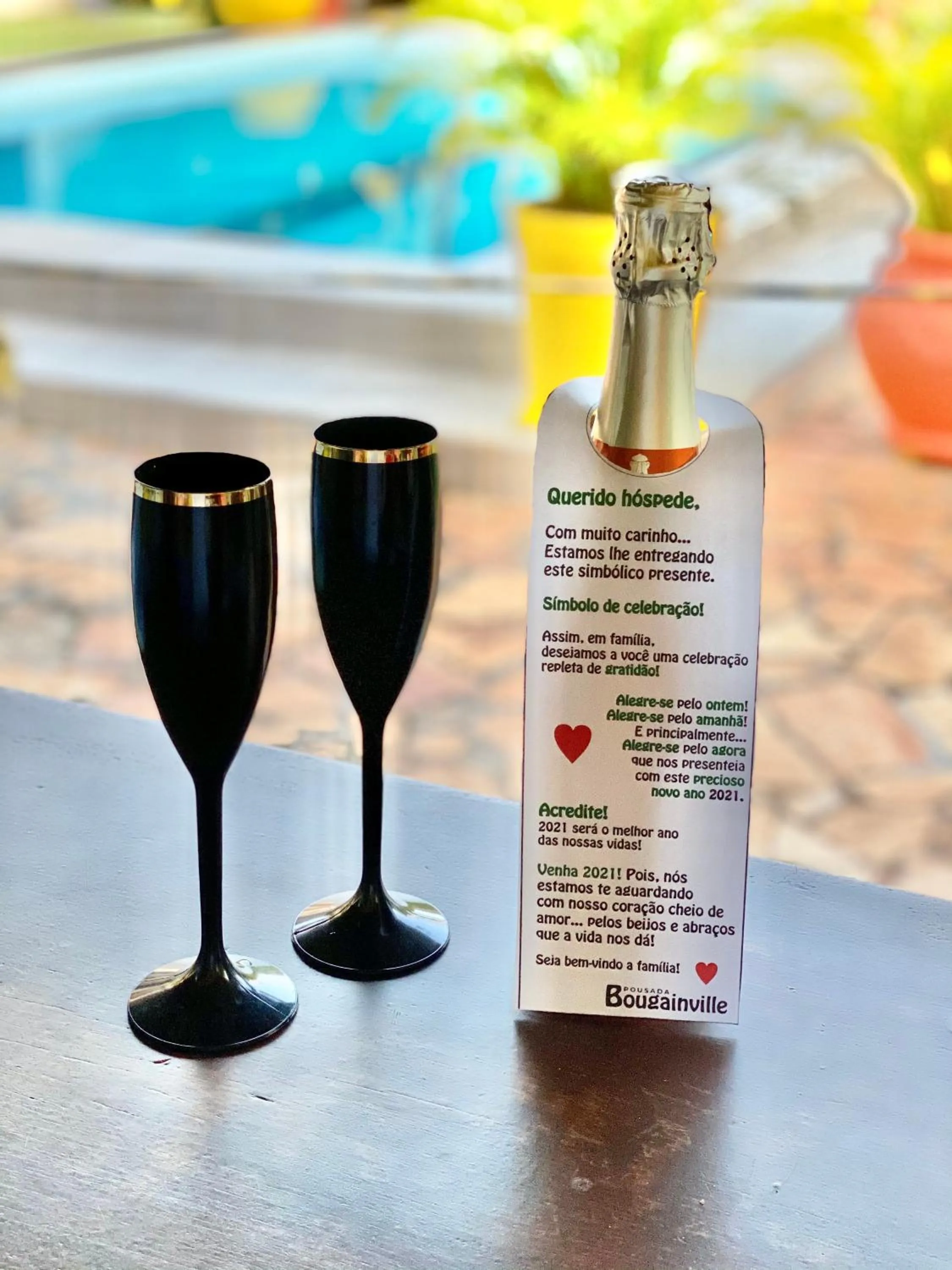 Drinks in EcoVila-Zen Bougainville - Hotel Pousada