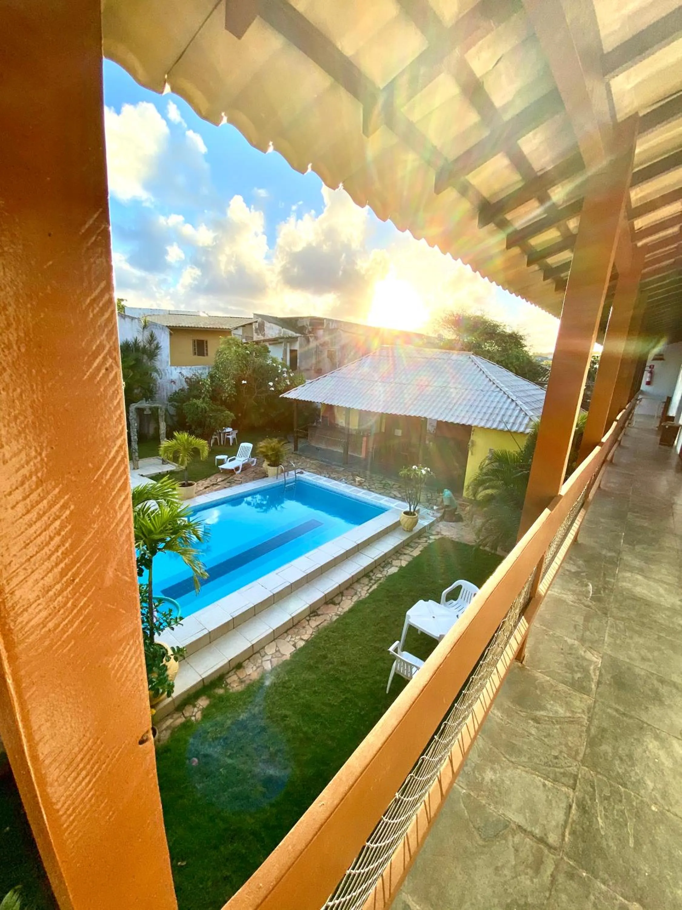 Pool view in EcoVila-Zen Bougainville - Hotel Pousada