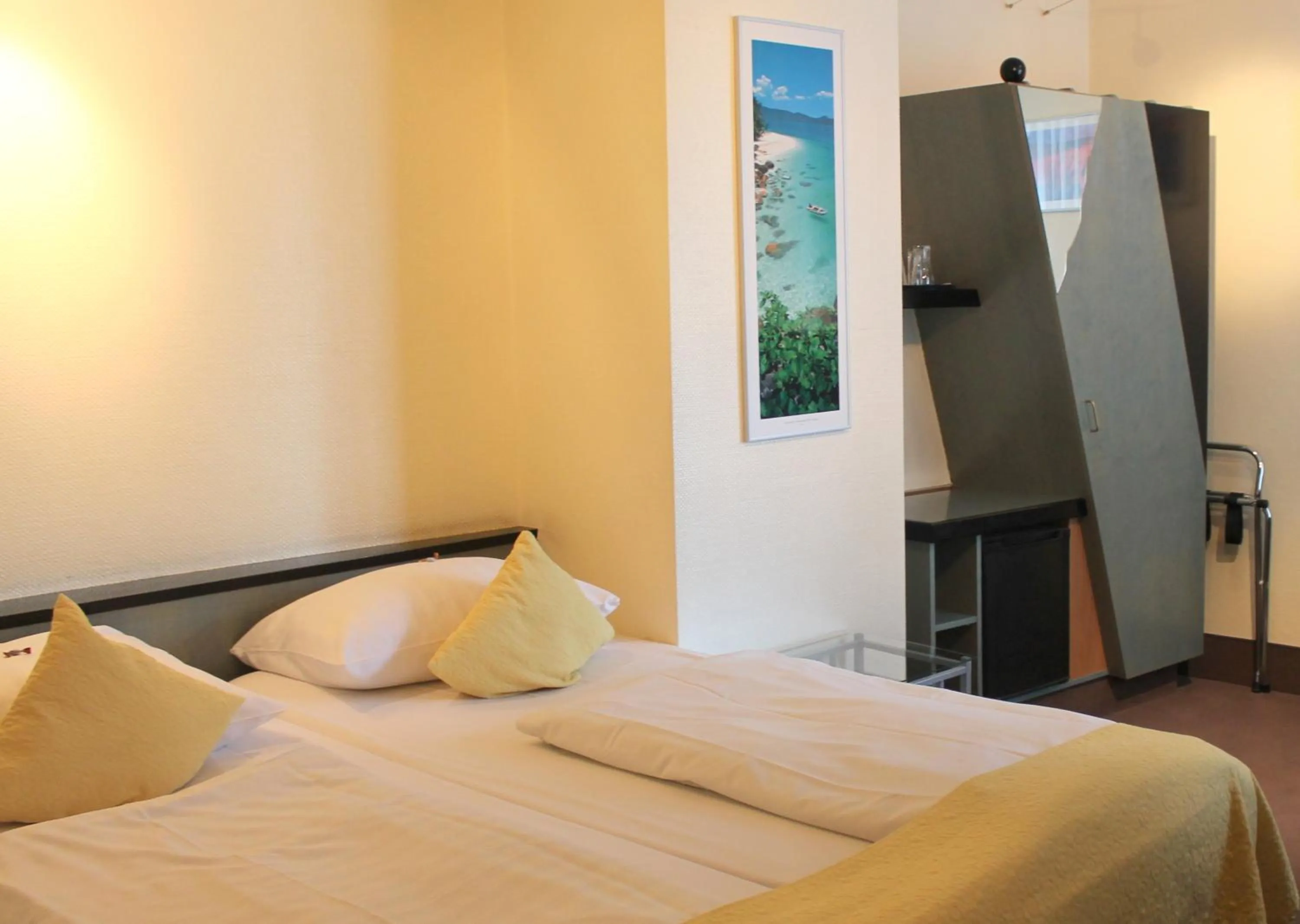 Bed in Monopol Hotel