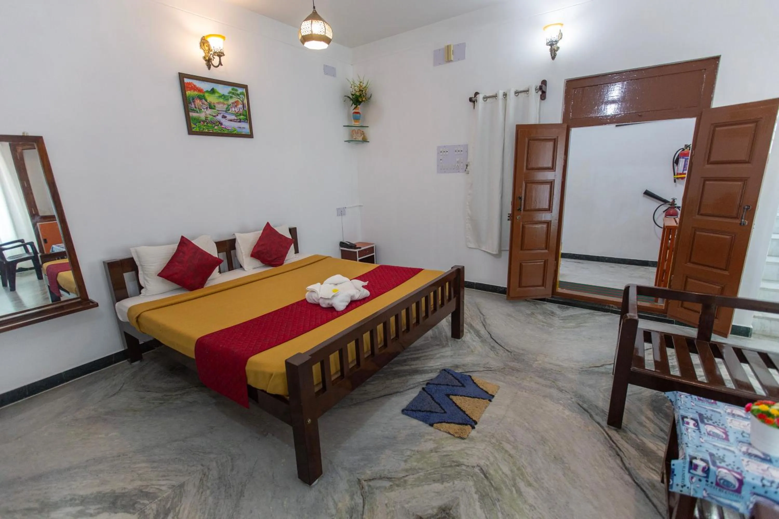 Bed in Sunflower Villa