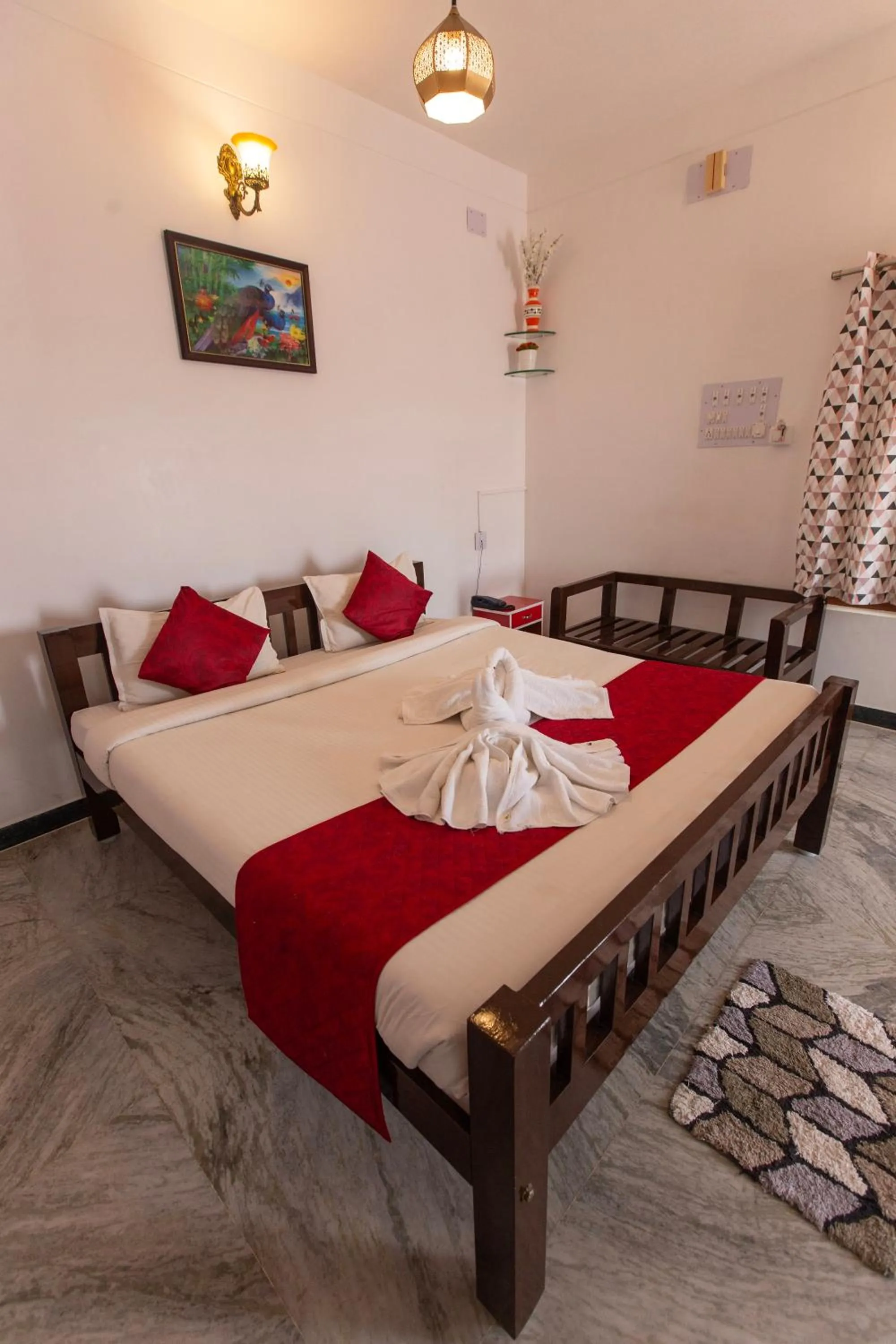 Bedroom, Bed in Sunflower Villa