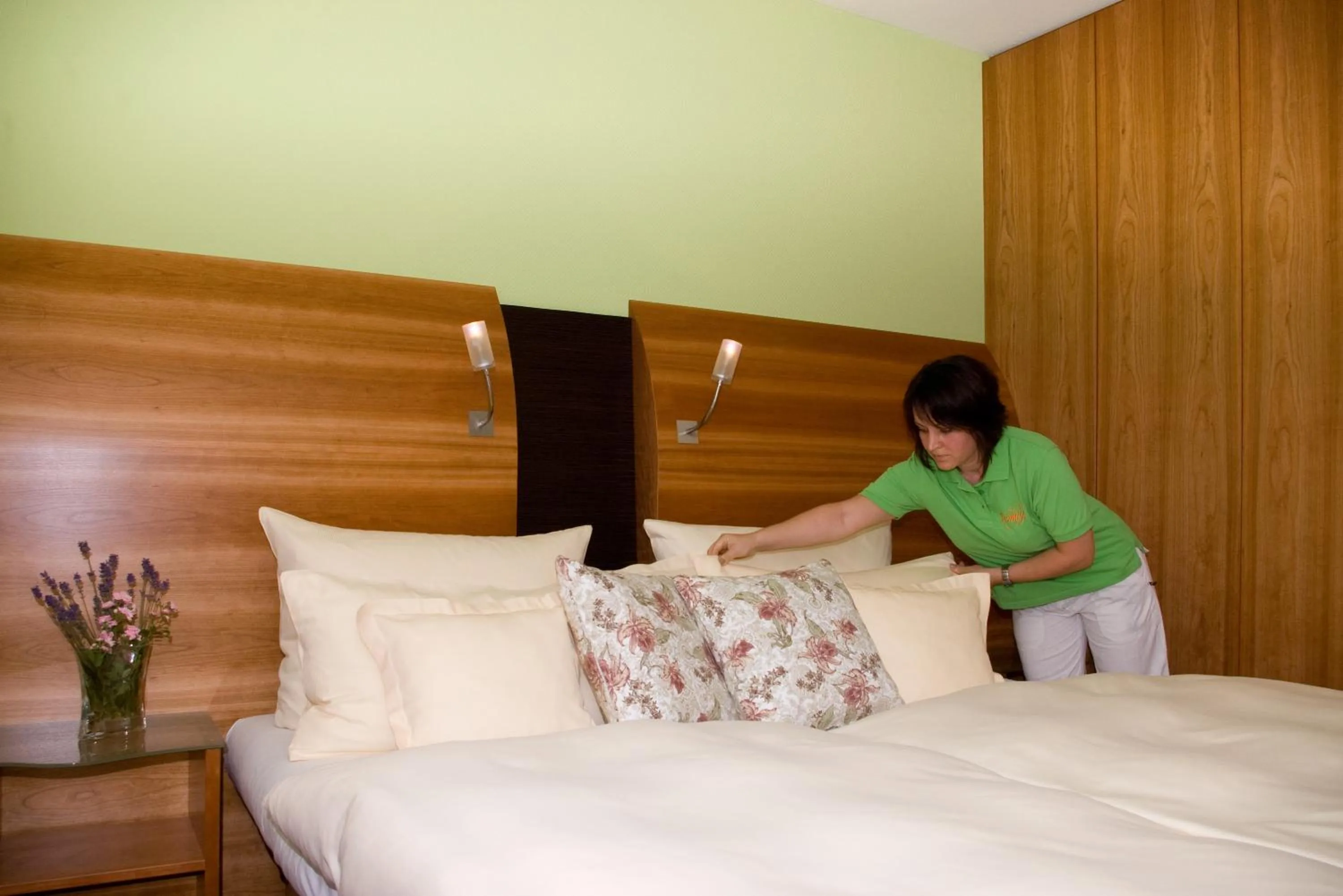 Decorative detail, Bed in Astralis Hotel Domizil