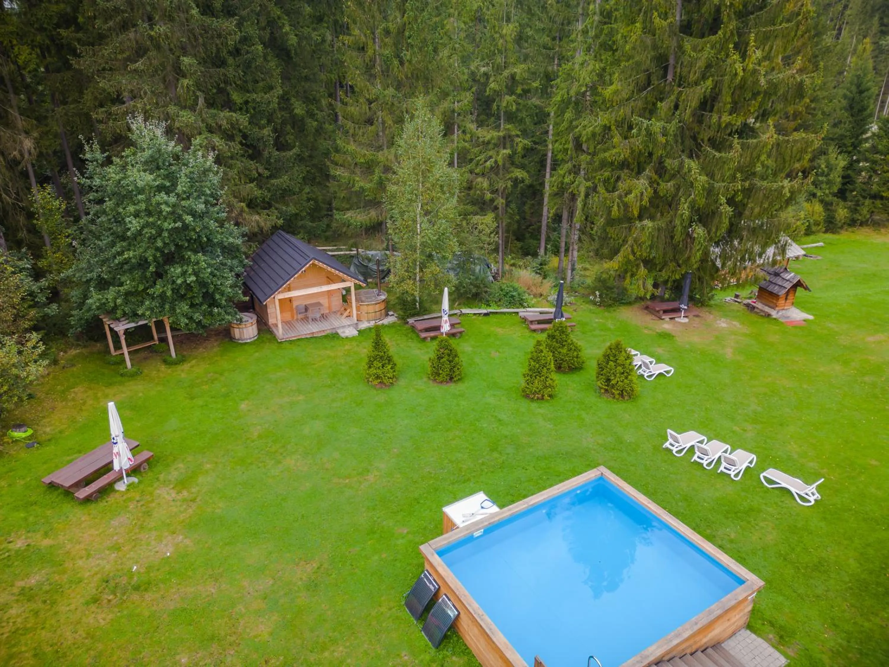 Garden in Olza Karczma i pokoje