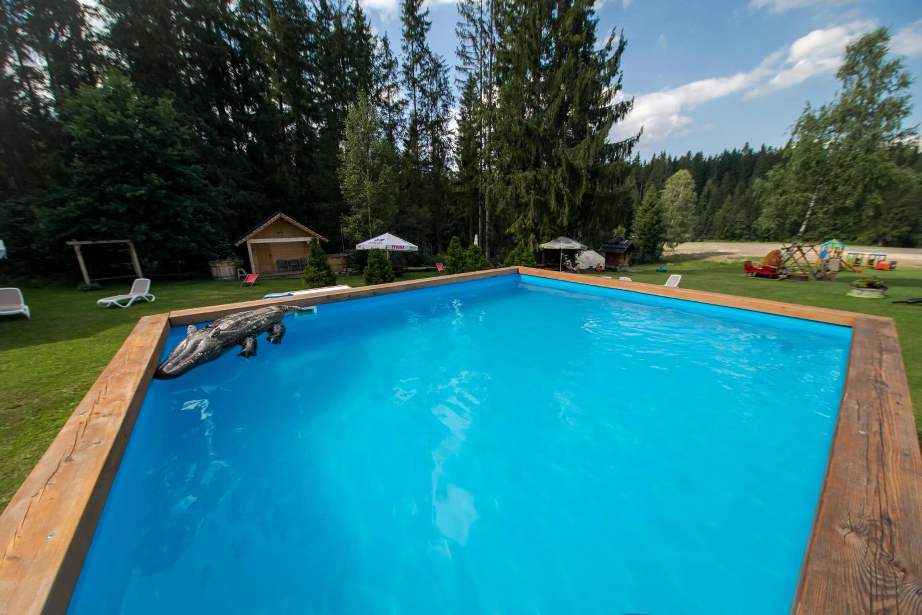 Swimming pool in Olza Karczma i pokoje