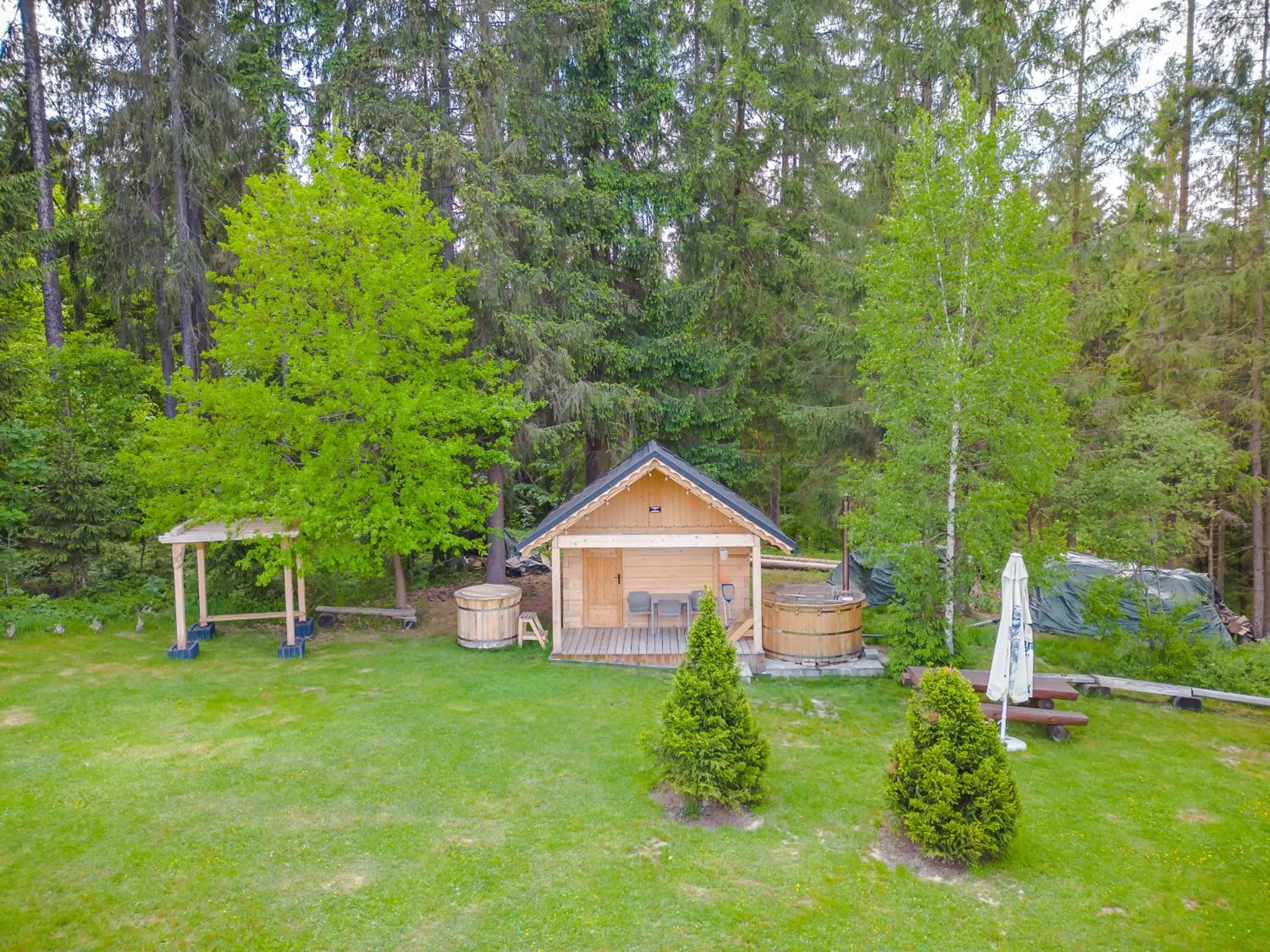 Garden in Olza Karczma i pokoje