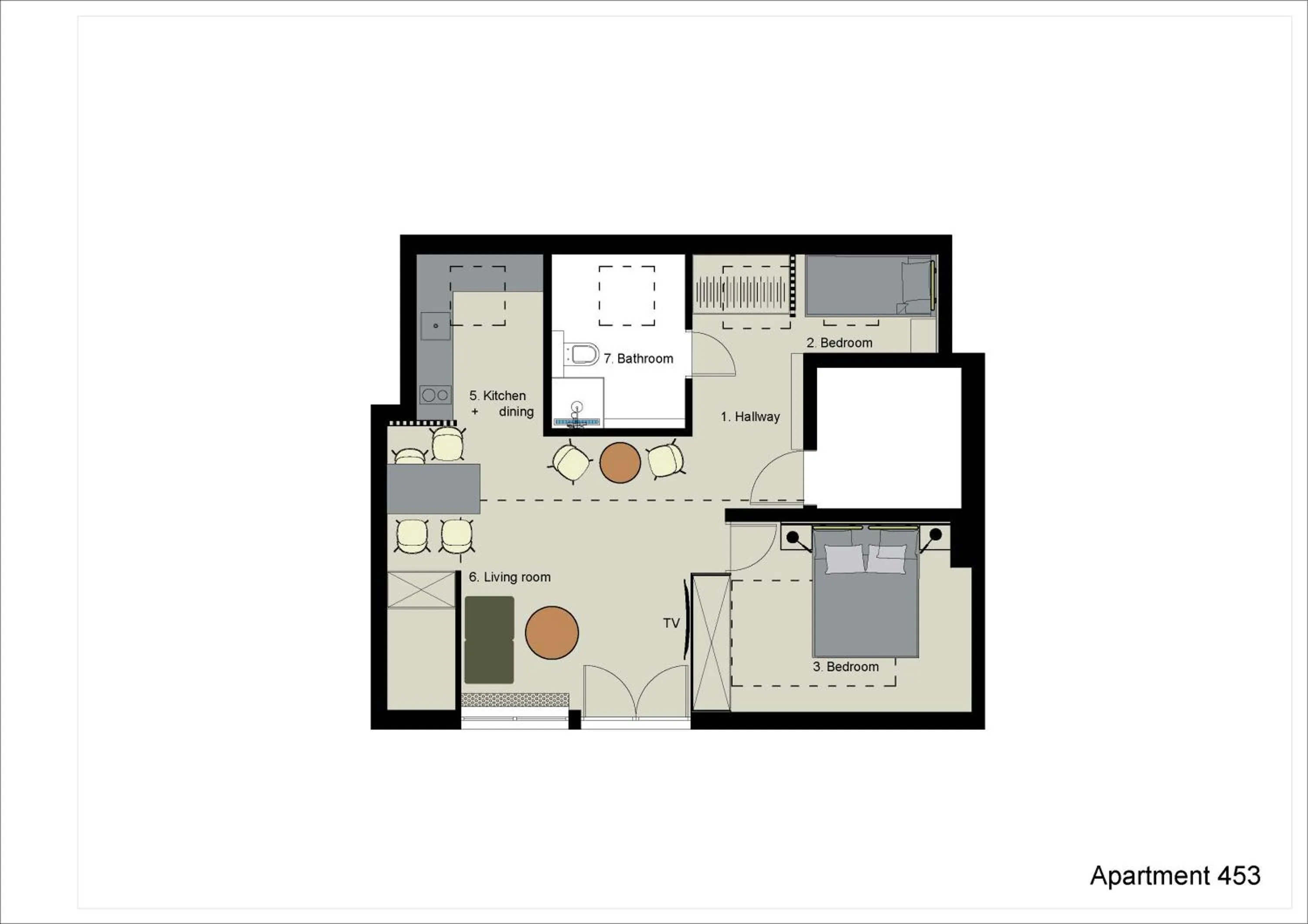 Floor plan in HOTEL Am Spichernplatz