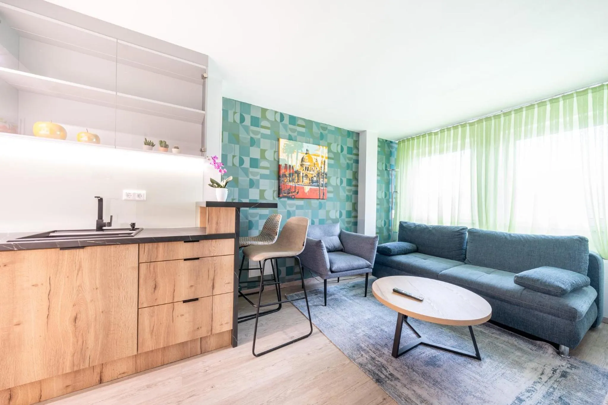 Kitchen or kitchenette in HOTEL Am Spichernplatz