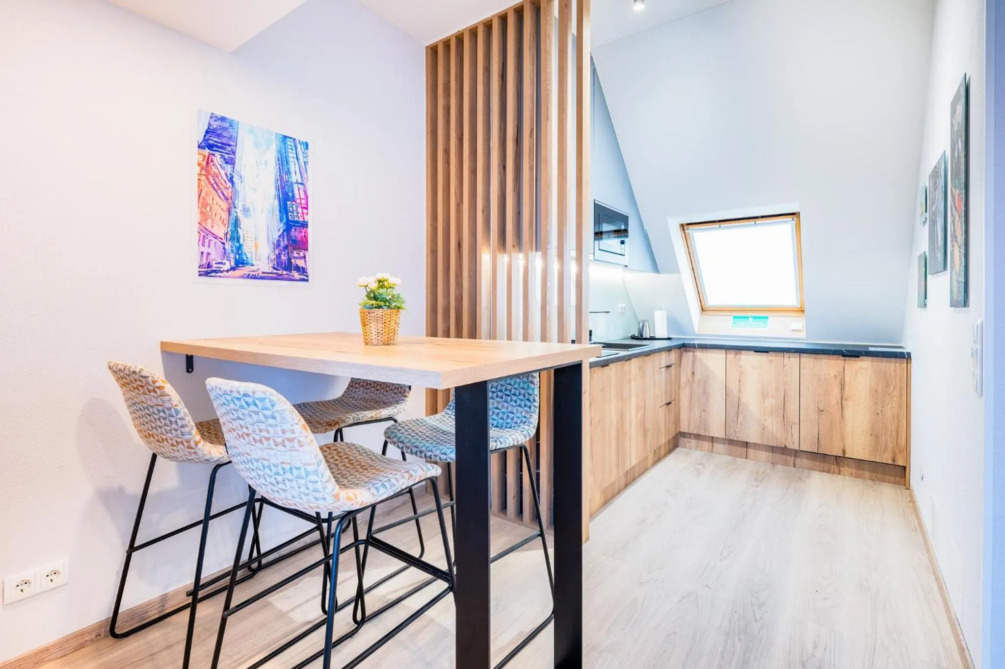 Kitchen or kitchenette in HOTEL Am Spichernplatz