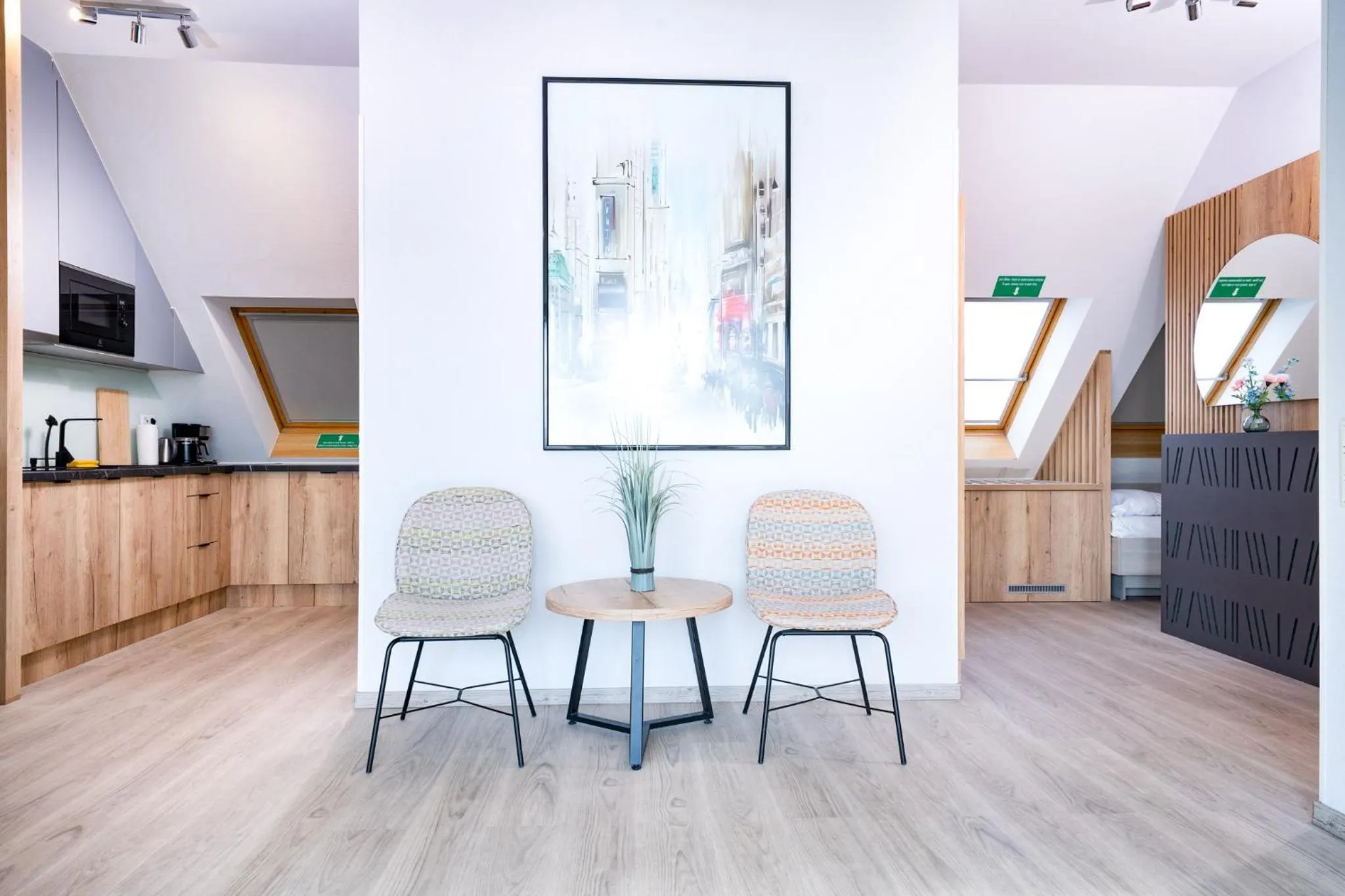 Kitchen or kitchenette in HOTEL Am Spichernplatz