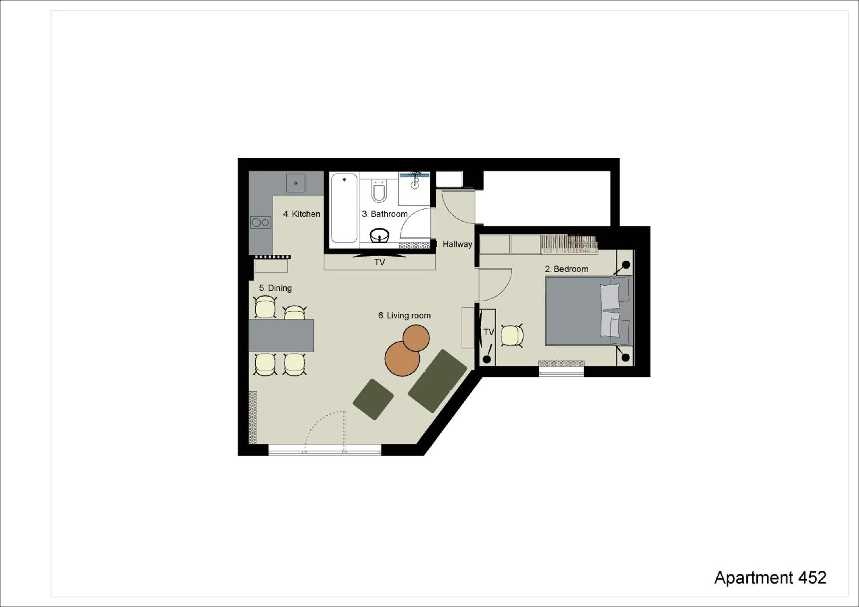 Floor plan in HOTEL Am Spichernplatz