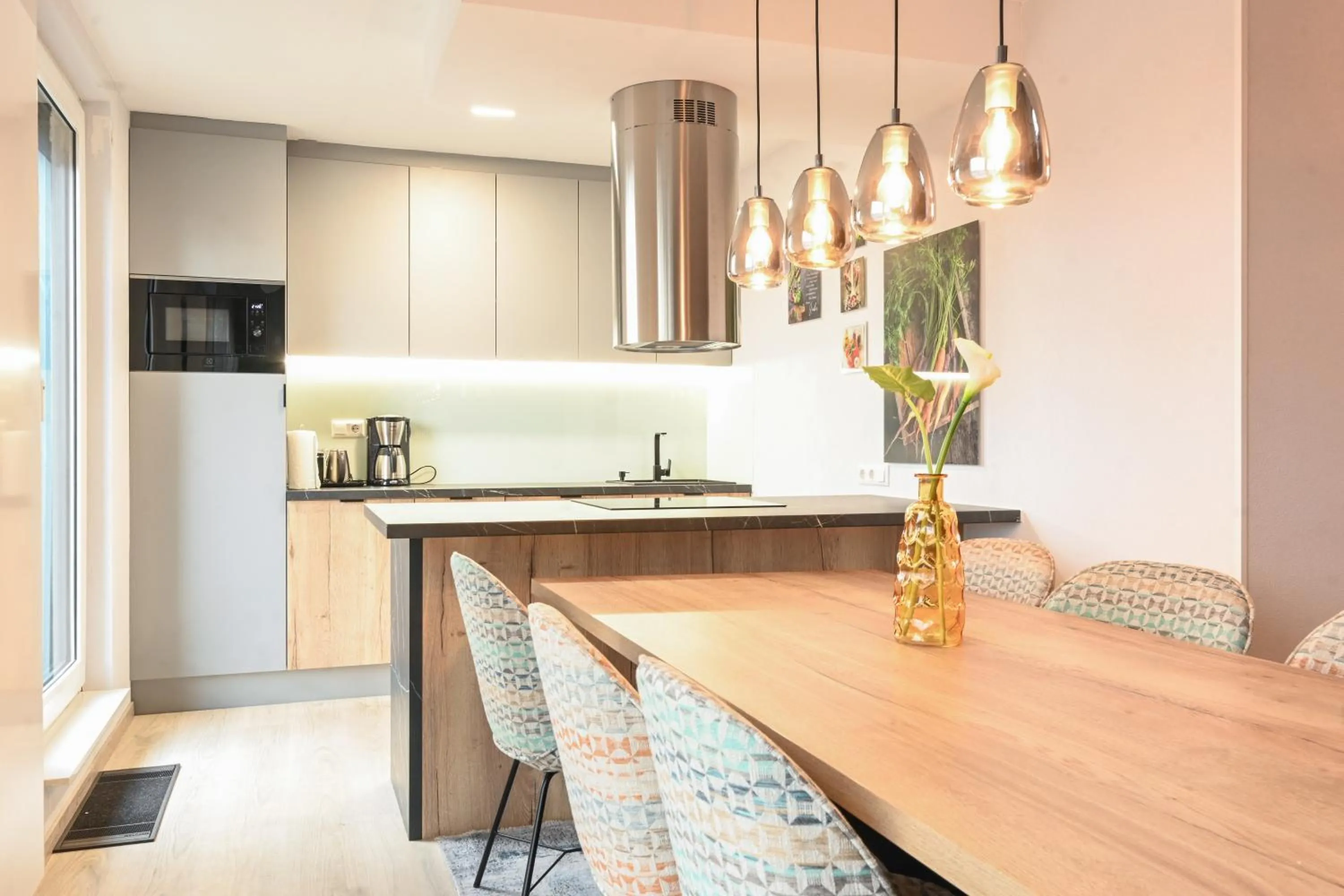 Kitchen or kitchenette in HOTEL Am Spichernplatz